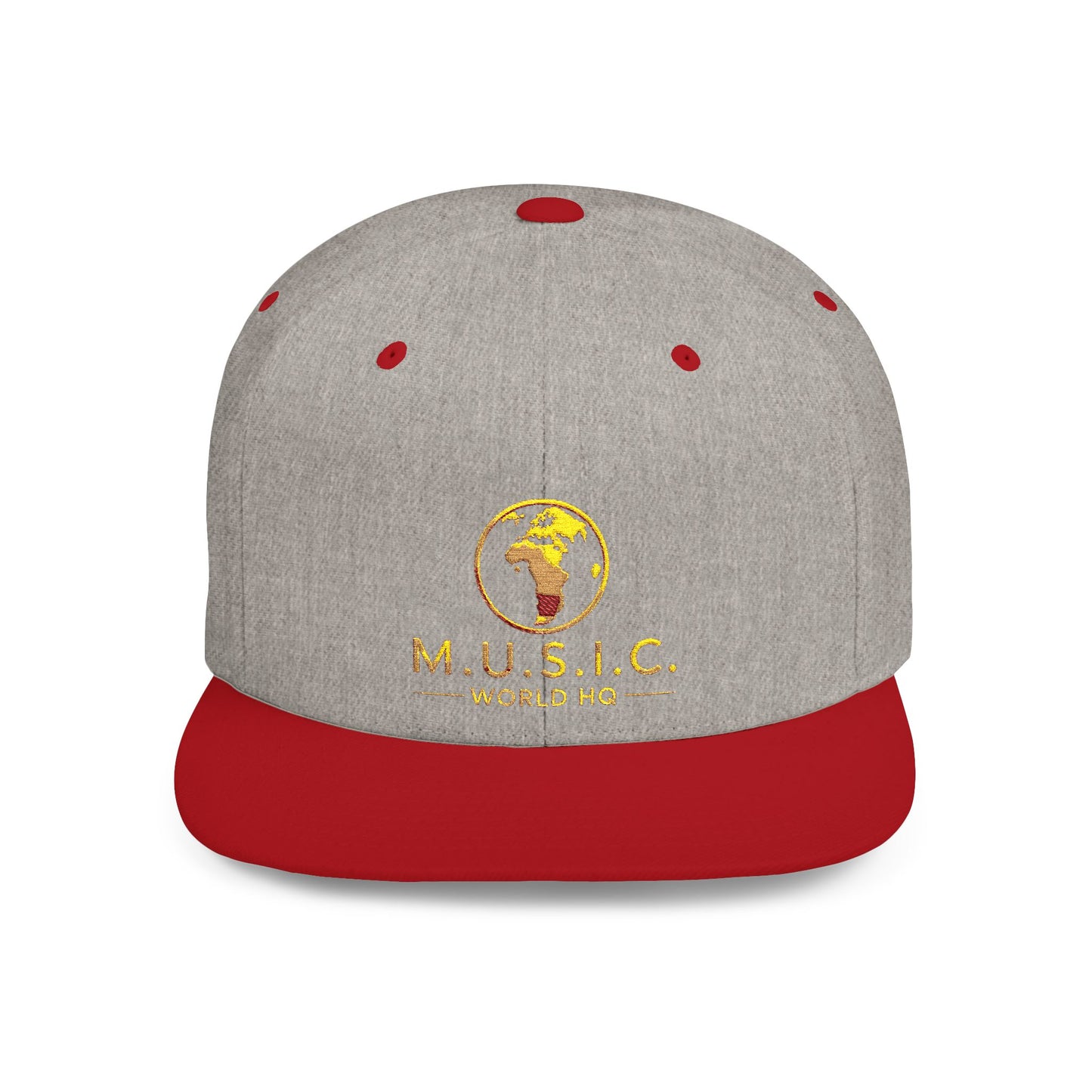 M.U.S.I.C. World HQ Heritage Premium Flat-Bill Snapback