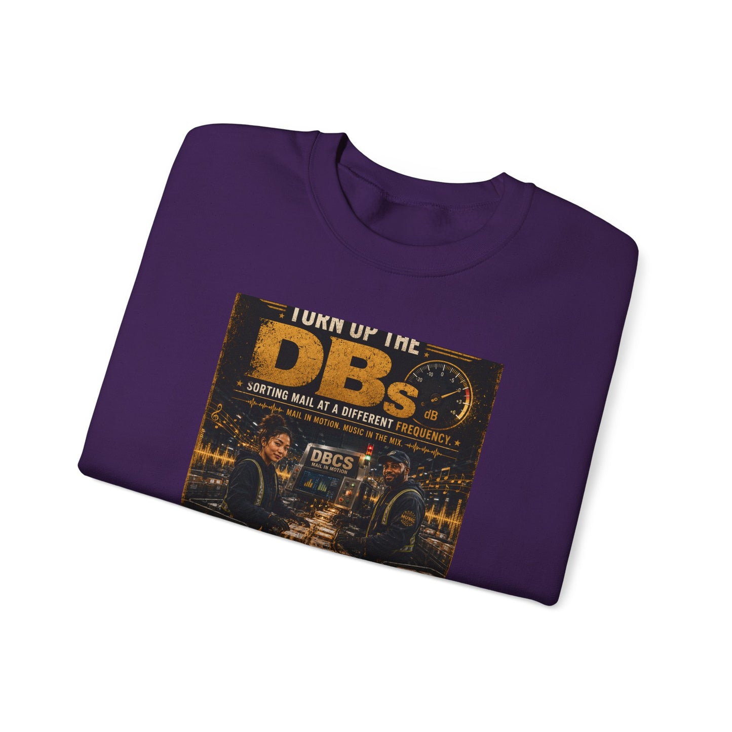 Turn Up the DBs — Men's Crewneck Sweatshirt (Jogger Set Top)