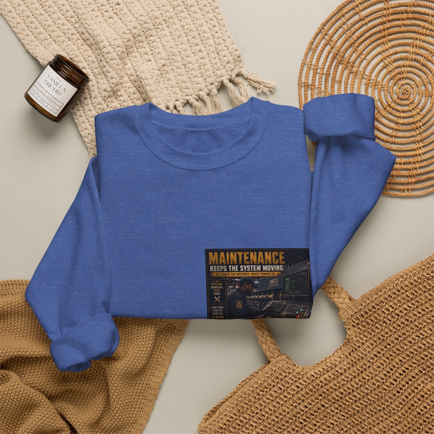 Postal Music — Maintenance Keeps the System Moving — Core Crewneck Sweatshirt