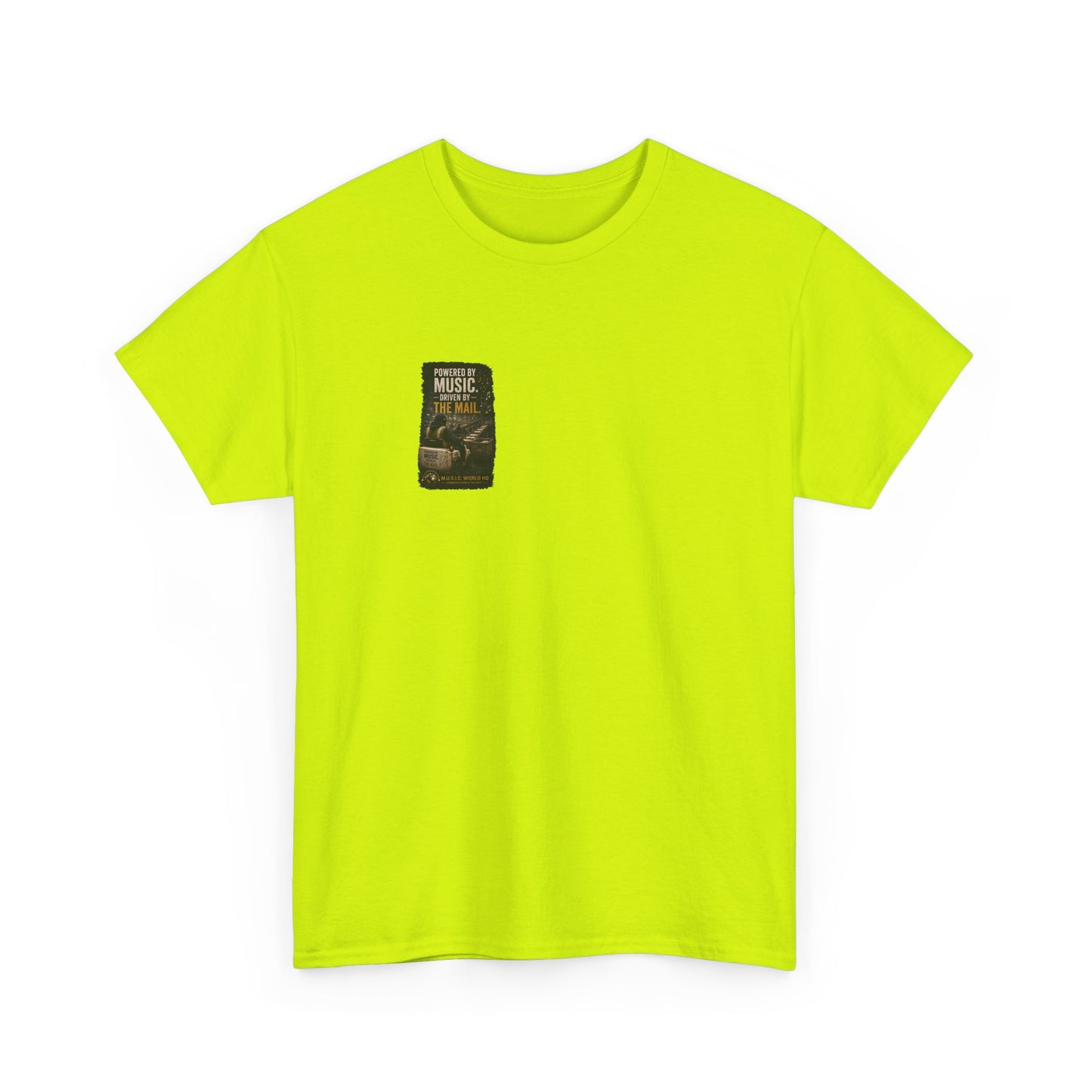 Postal Music - Powered by Music Premium T-Shirt - Colorways E