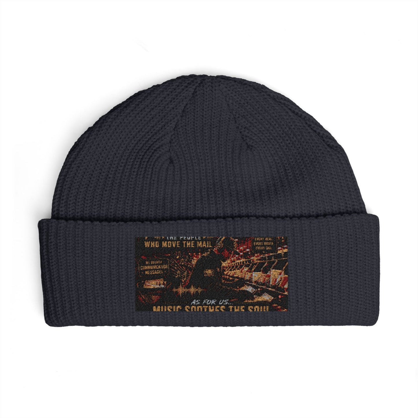 Postal Music — Music Powers the People — Knit Beanie