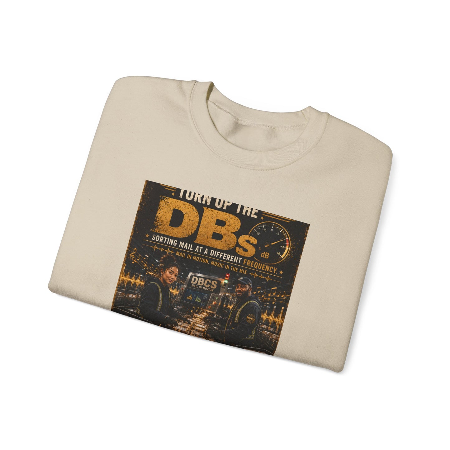 Turn Up the DBs — Men's Crewneck Sweatshirt (Jogger Set Top)