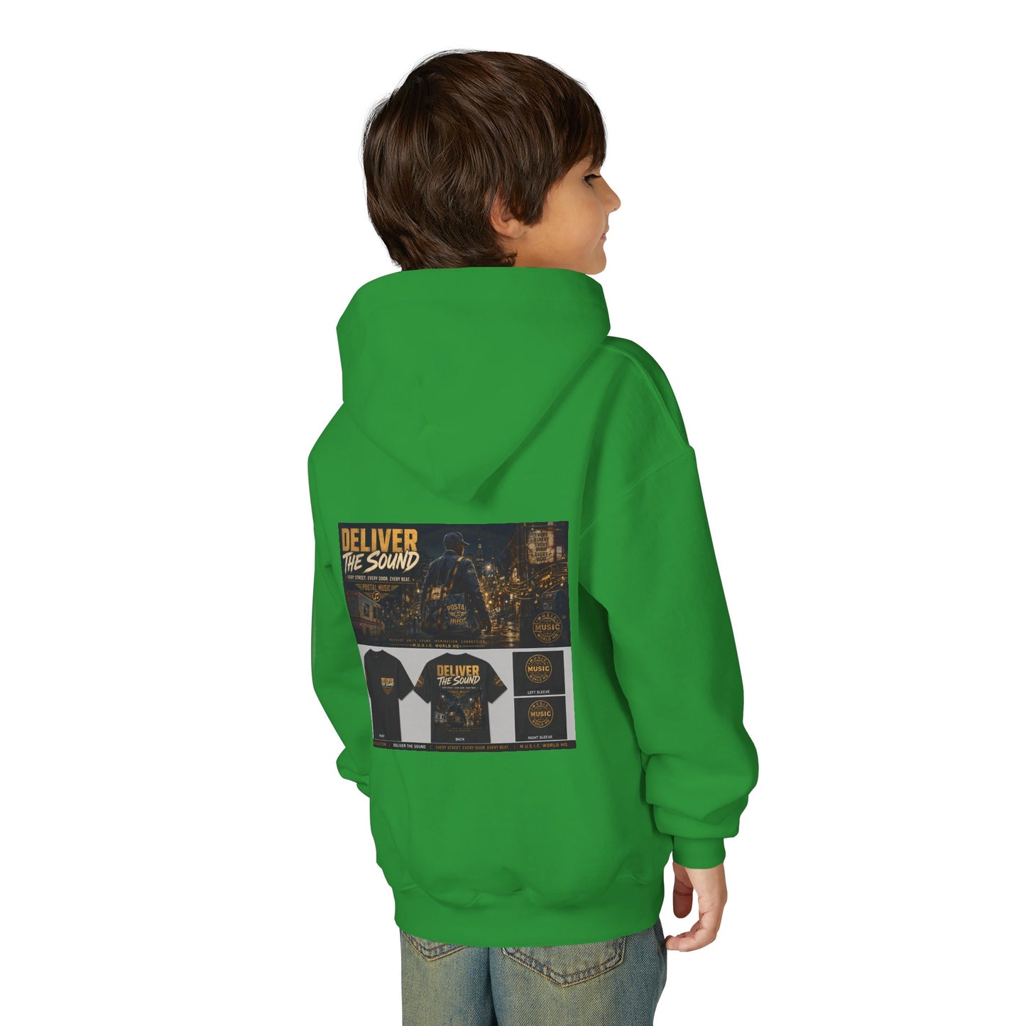 Postal Music — Deliver the Sound — Youth Hoodie