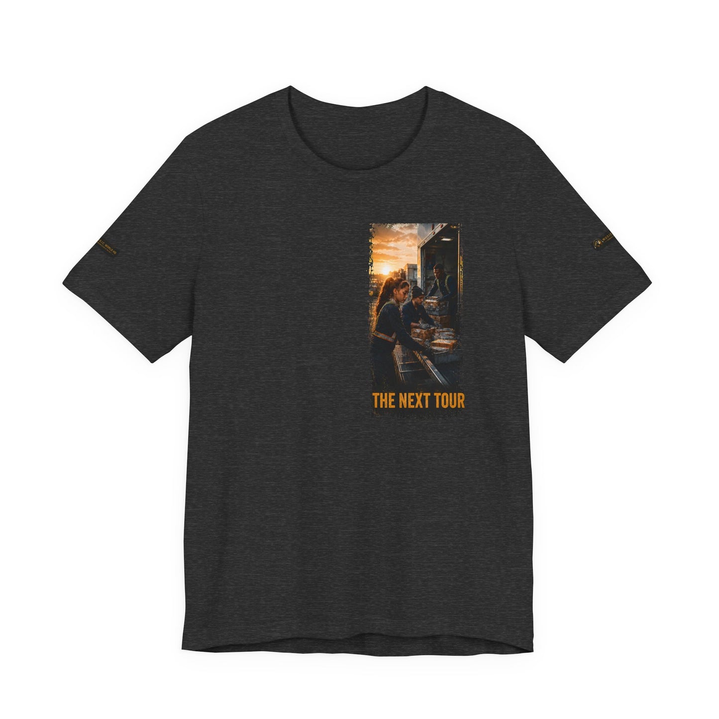 Postal Music — The Next Tour Premium Unisex T-Shirt — Color Group 2 of 11