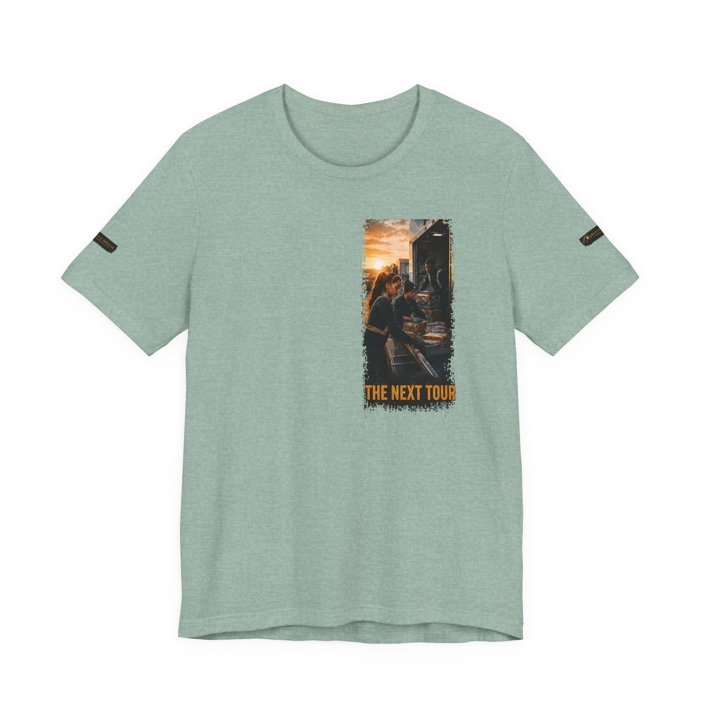 Postal Music — The Next Tour Premium Unisex T-Shirt — Color Group 6 of 11