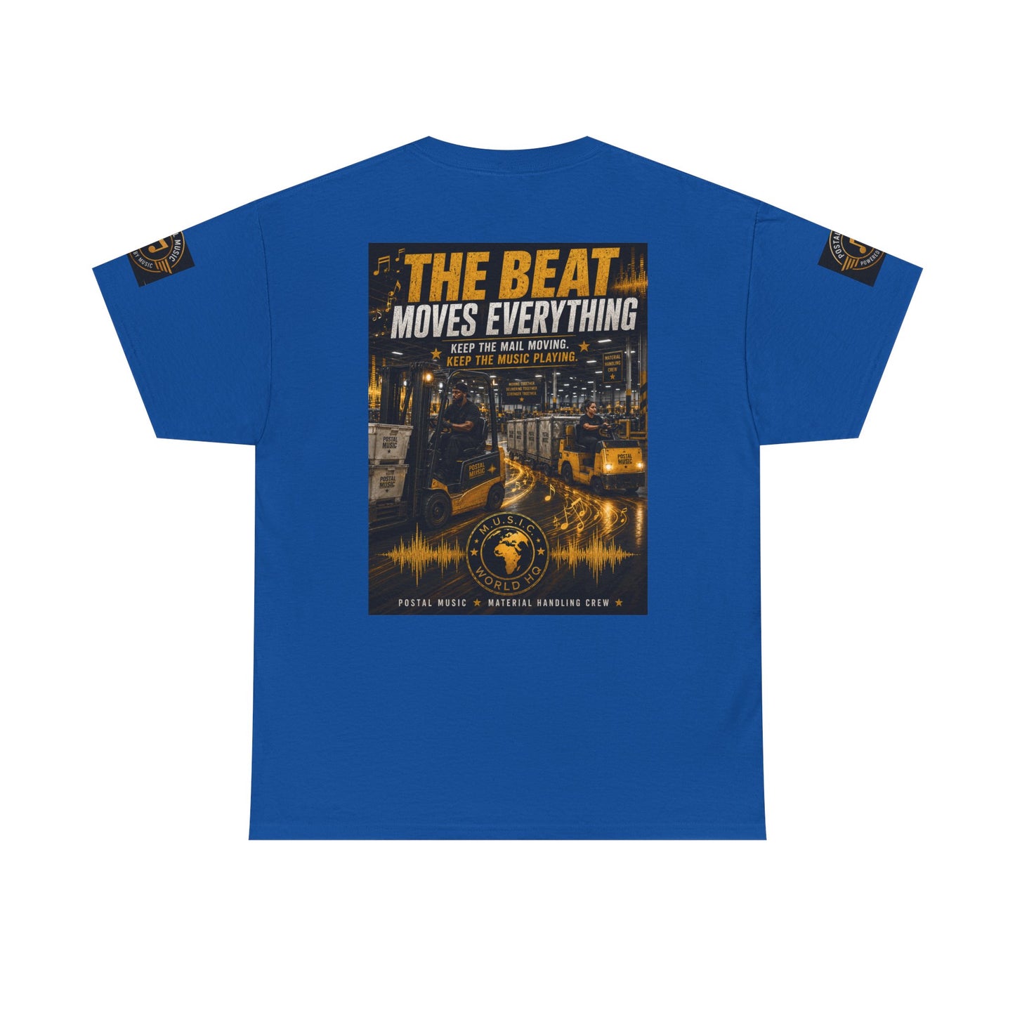The Beat Moves Everything — Men's T-Shirt | Postal Music