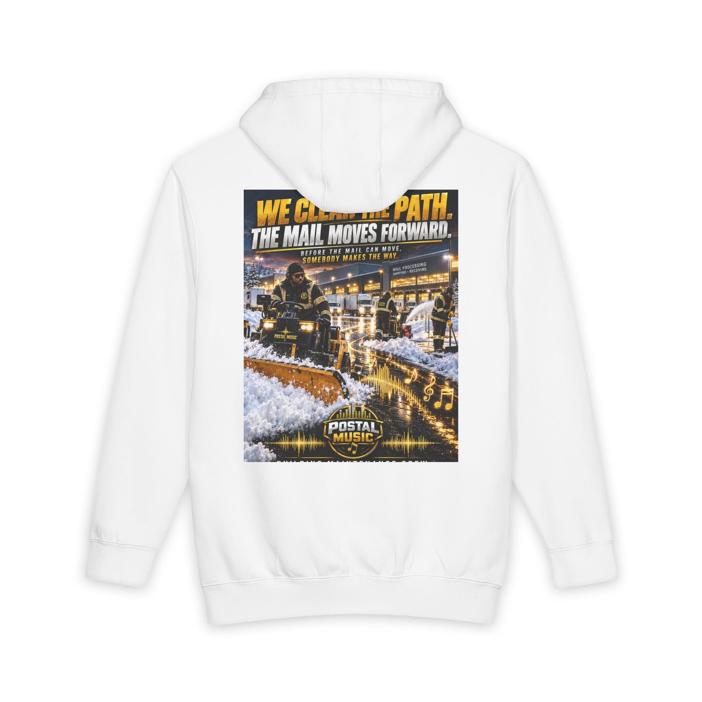 Postal Music - We Clear the Path - Men's Heavyweight Hoodie