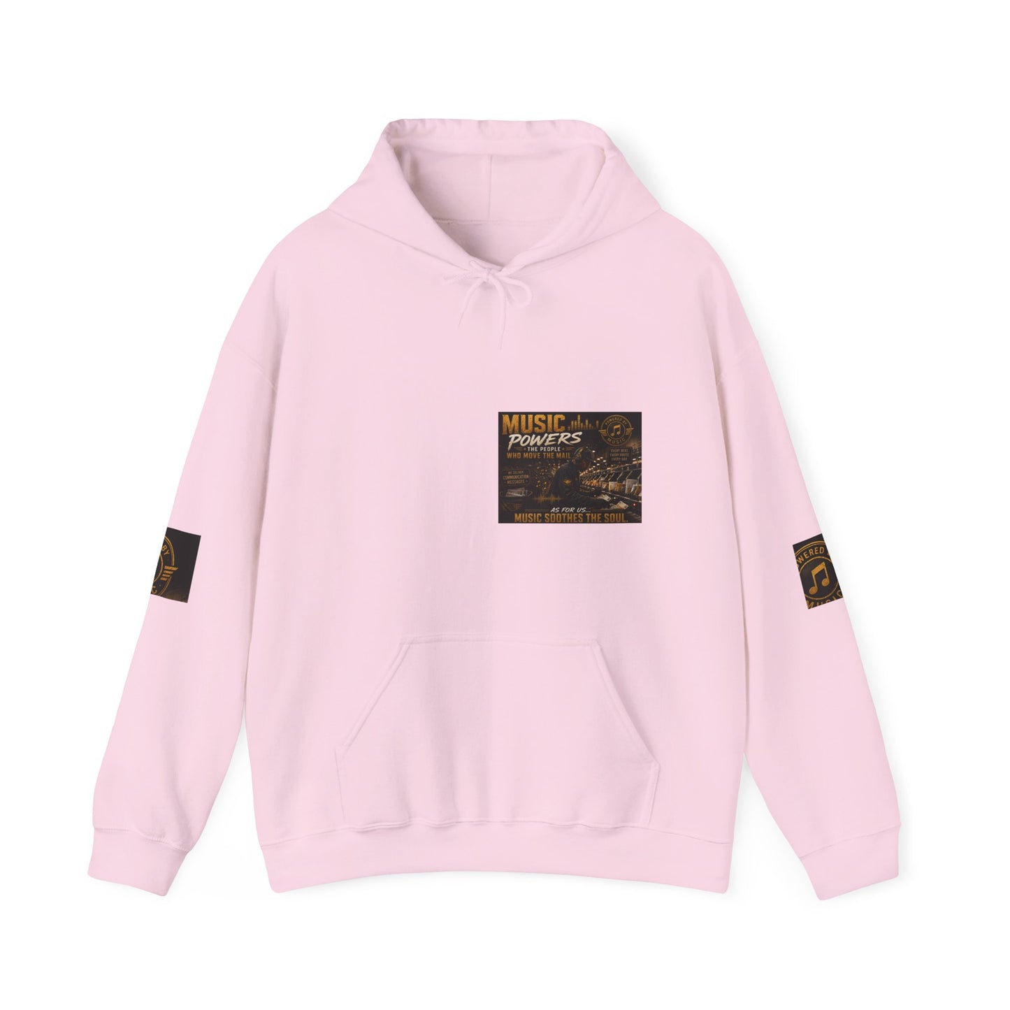 Postal Music — Music Powers the People — Core Pullover Hoodie