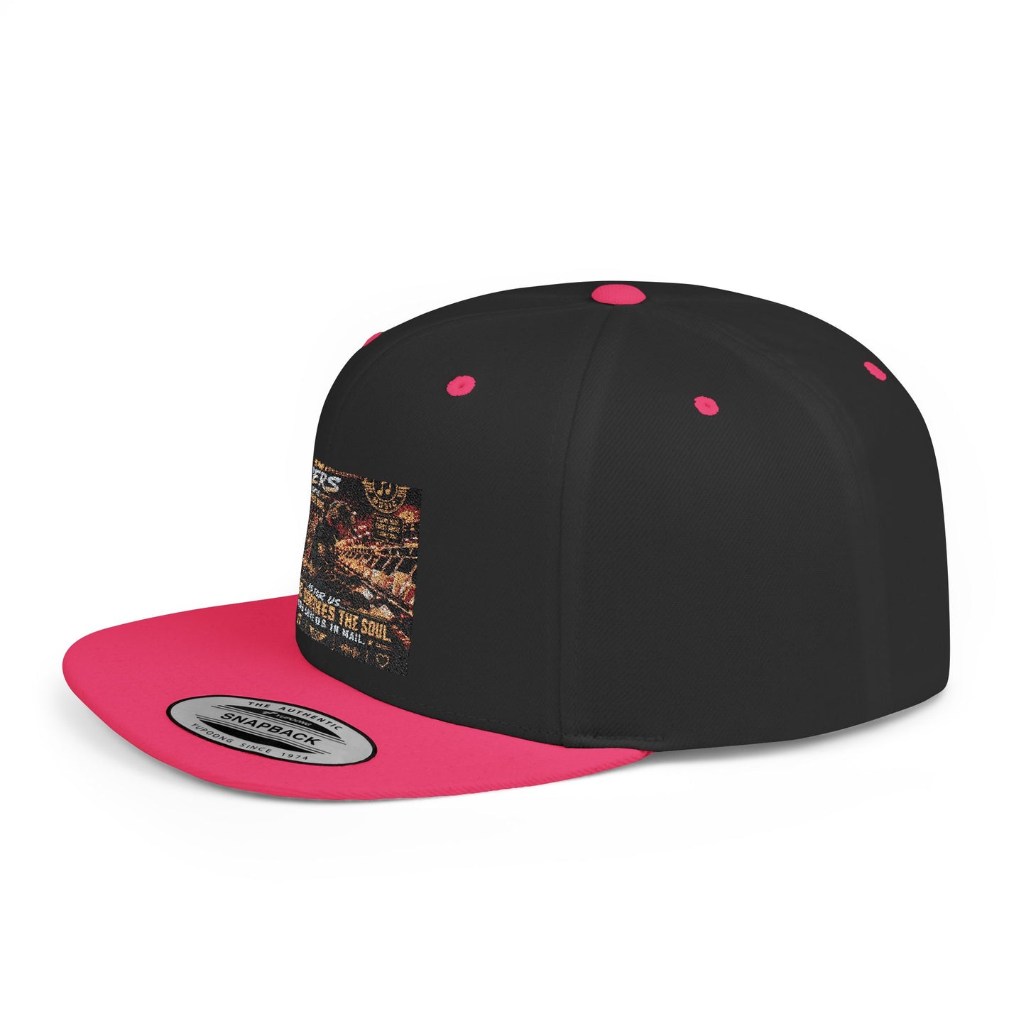 Postal Music — Music Powers the People — Flat-Bill Snapback