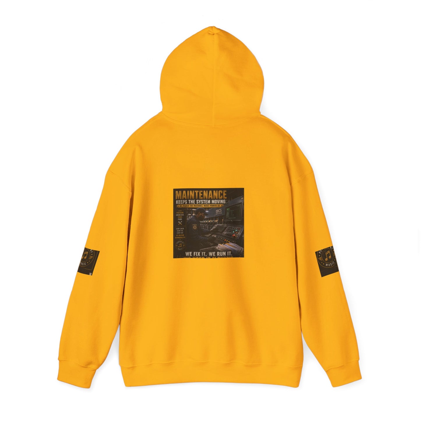Postal Music — Maintenance Keeps the System Moving — Core Pullover Hoodie