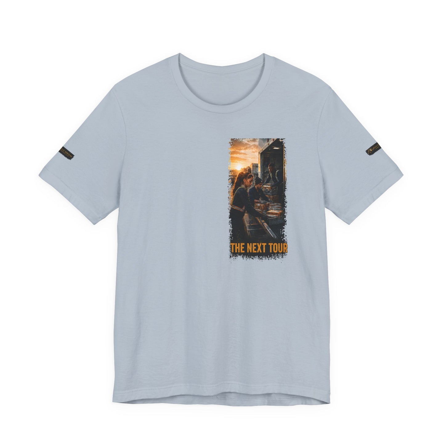 Postal Music — The Next Tour Premium Unisex T-Shirt — Color Group 7 of 11