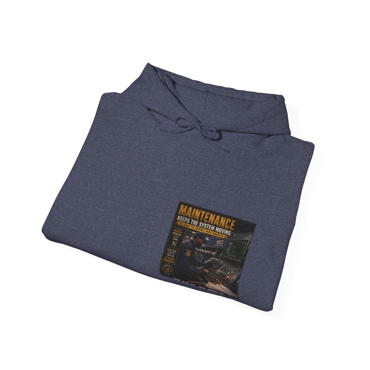 Postal Music — Maintenance Keeps the System Moving — Core Pullover Hoodie