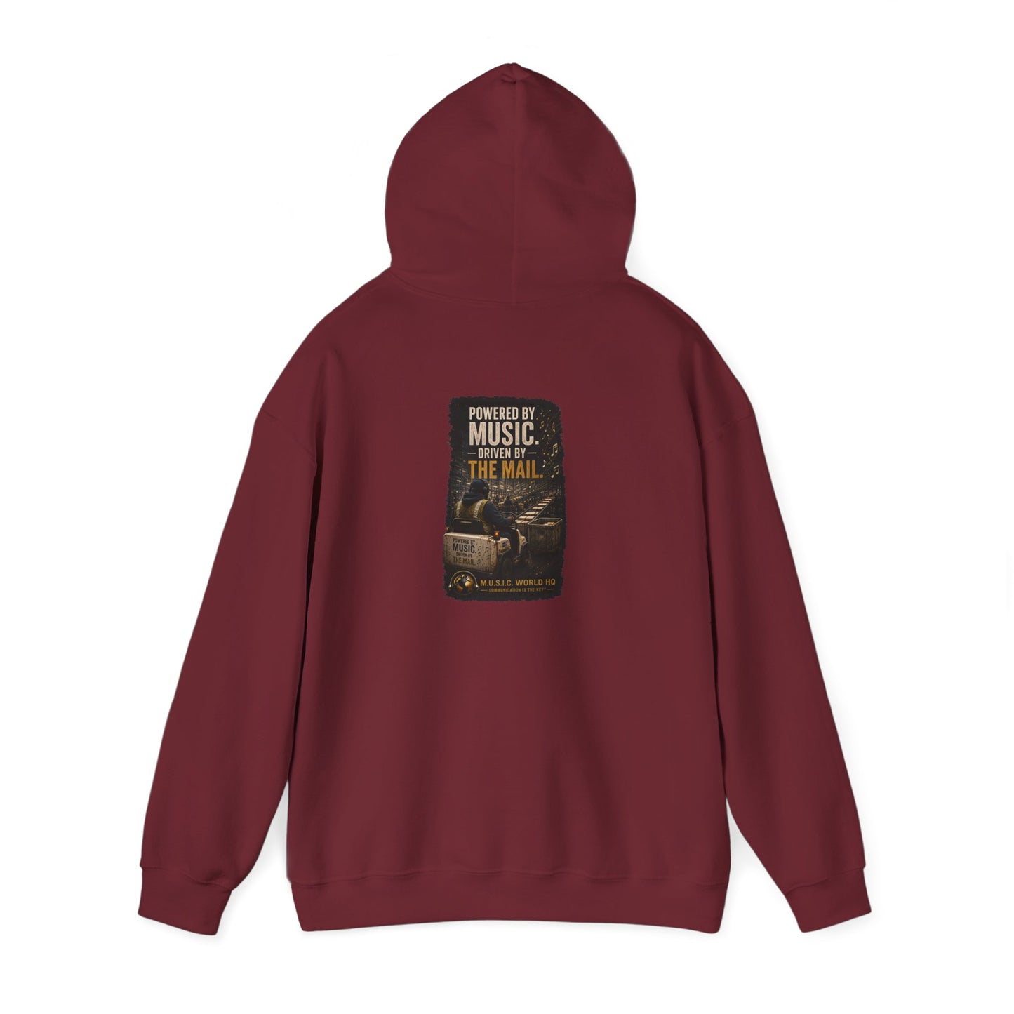 Postal Music - Powered by Music Hoodie - Colorways B