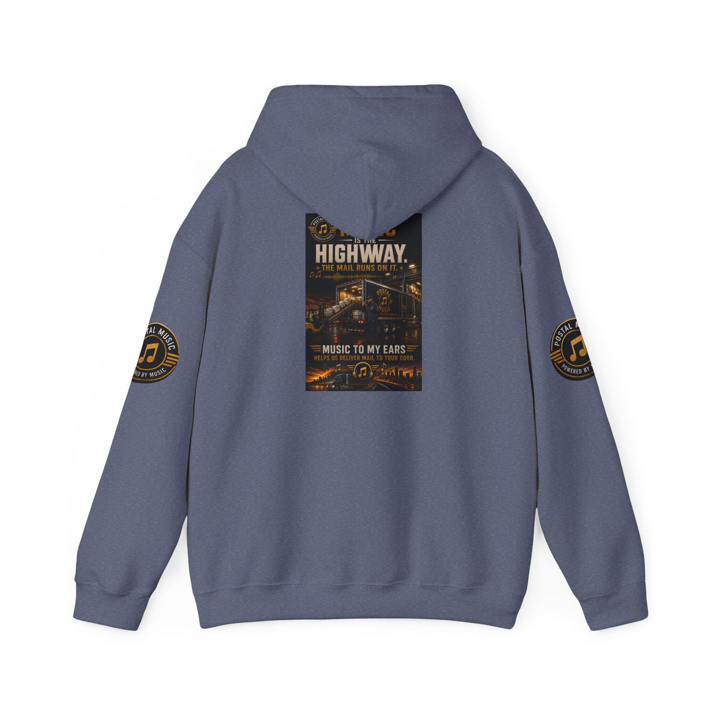 Postal Music — Music Is the Highway — Core Pullover Hoodie