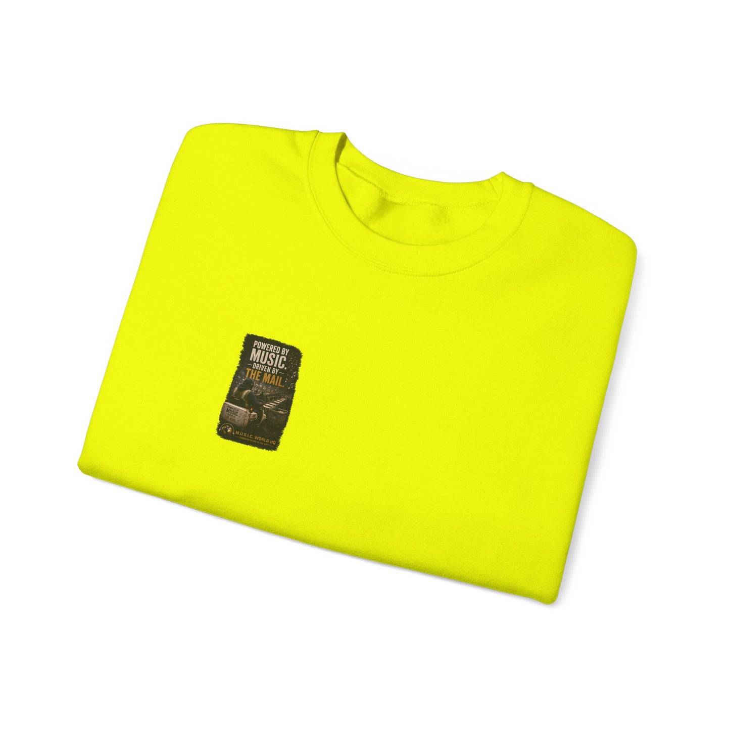 Postal Music - Powered by Music Crewneck Sweatshirt - Colorways C