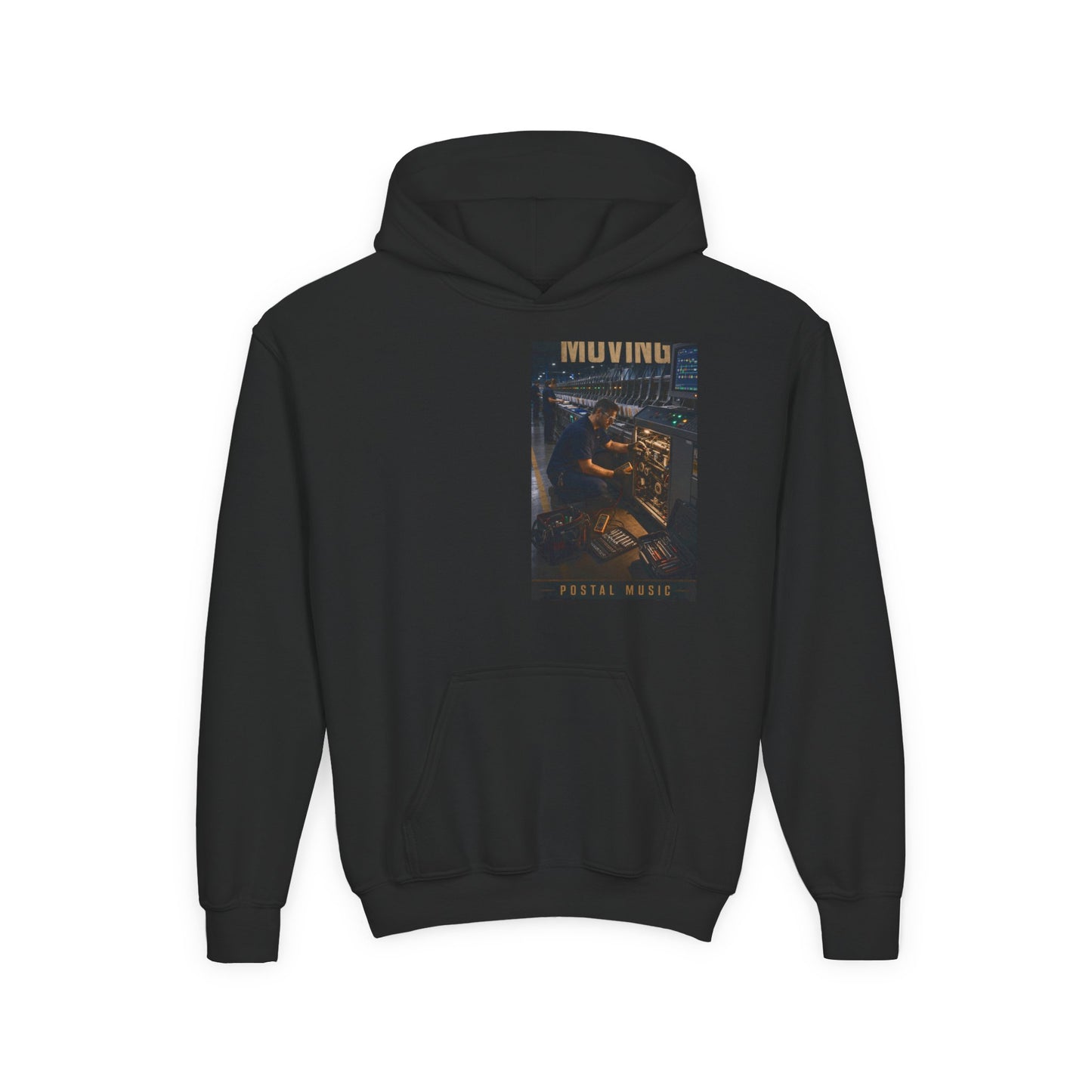Postal Music — Keep the Message Moving — Youth Hoodie