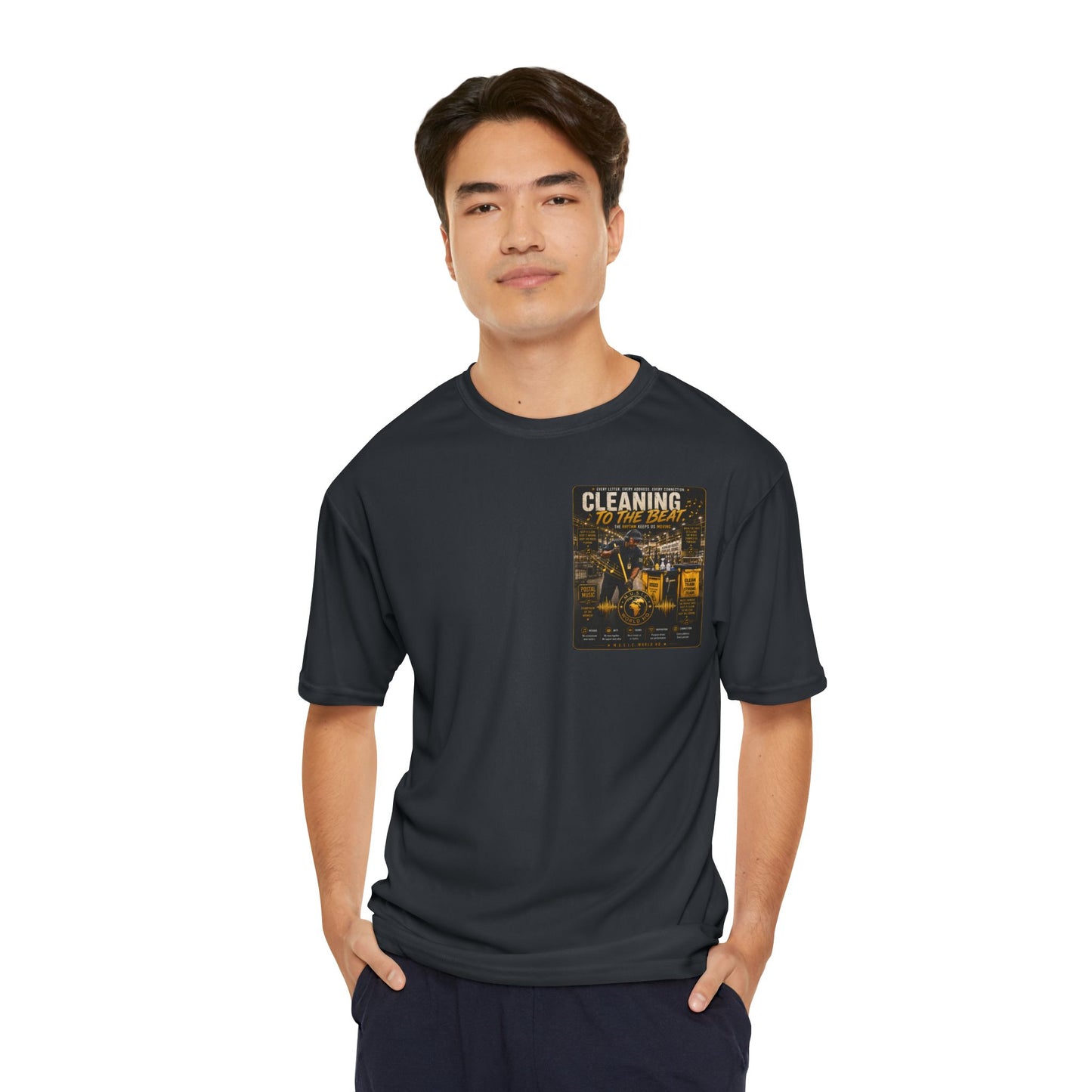 Cleaning to the Beat — Performance T-Shirt