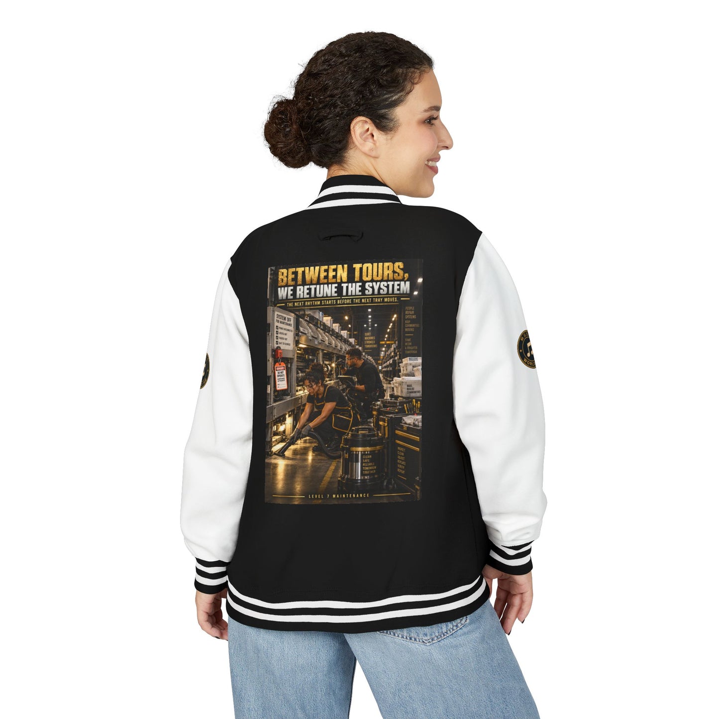 Postal Music - Between Tours, We Retune the System - Heavyweight Letterman Jacket