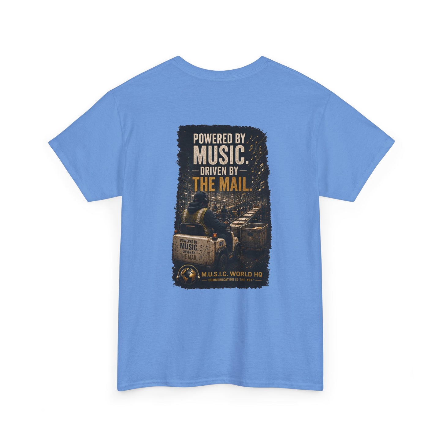 Postal Music - Powered by Music Premium T-Shirt - Colorways A