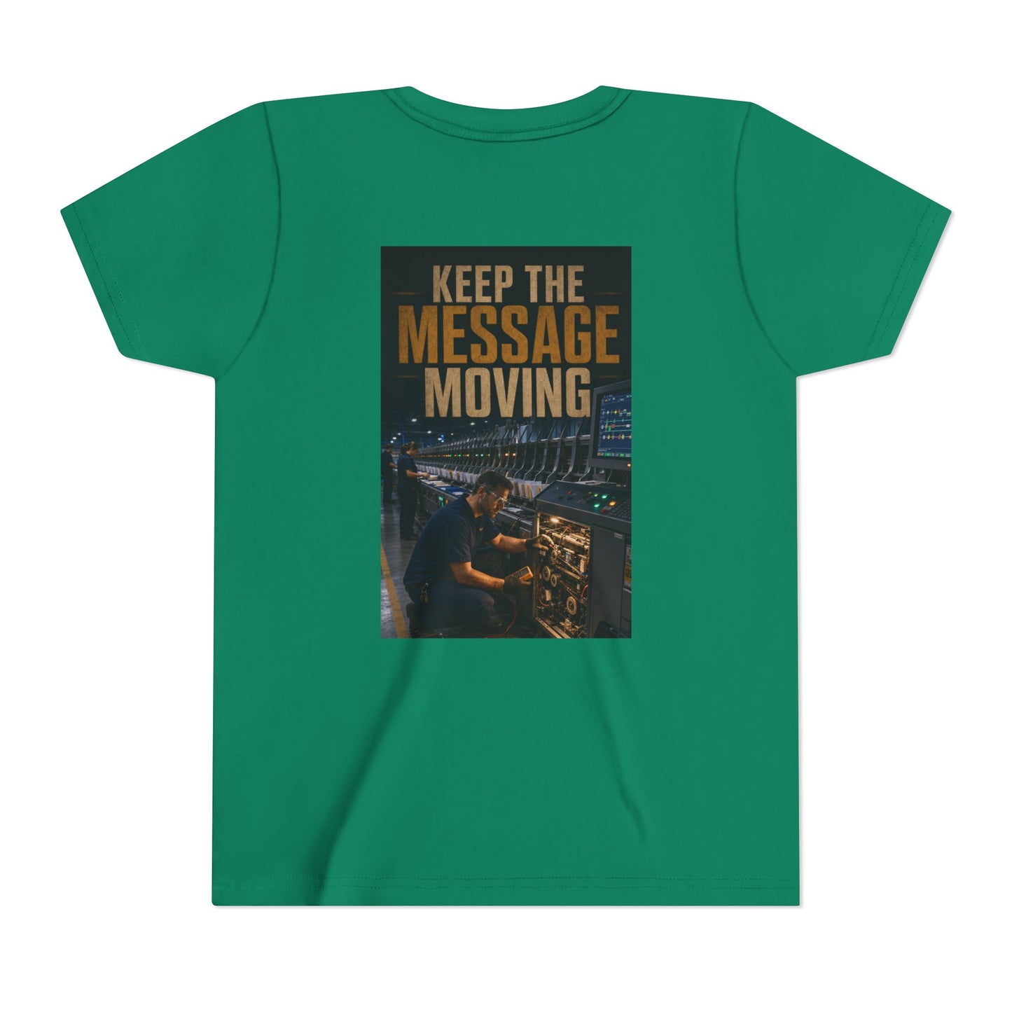 Postal Music — Keep the Message Moving — Youth T-Shirt