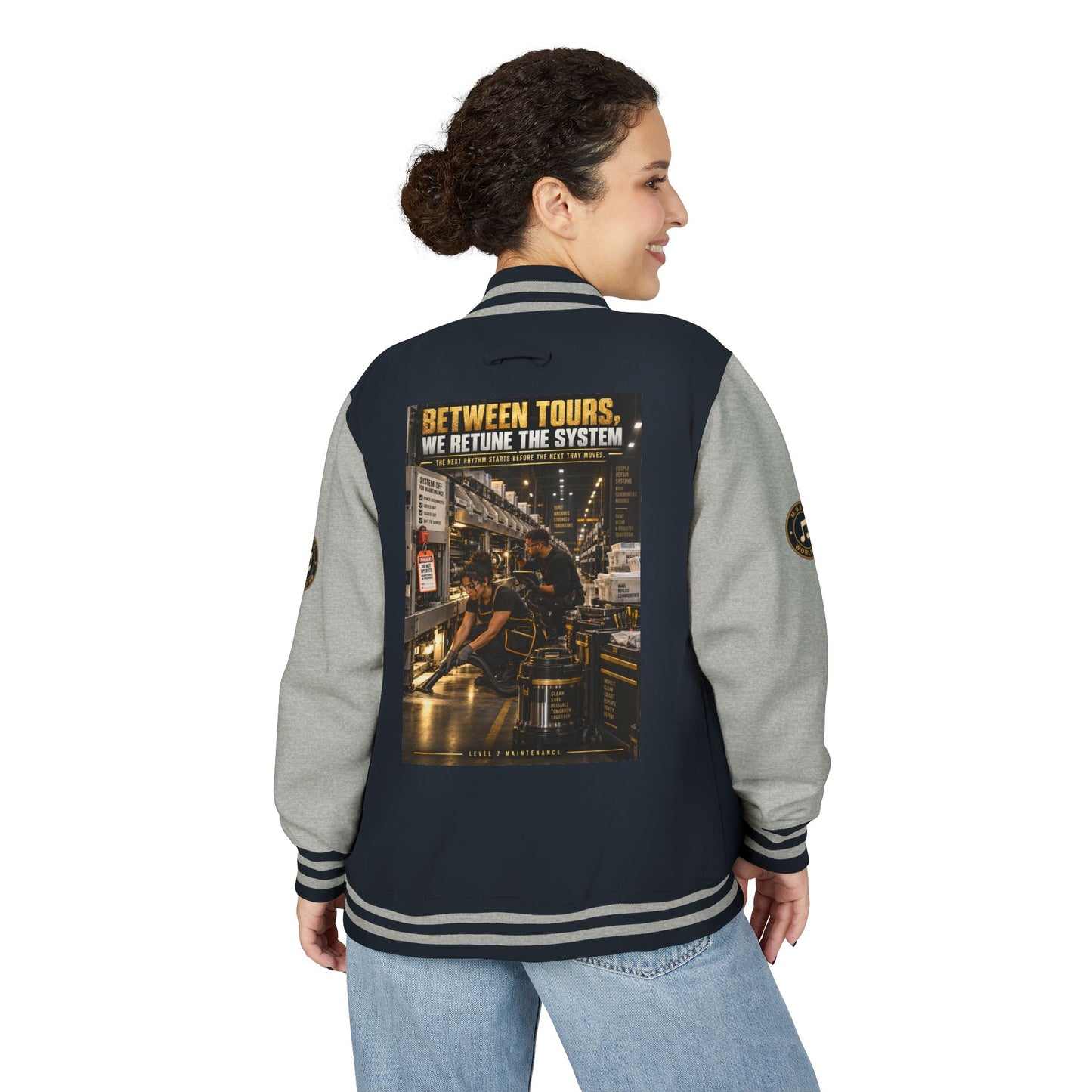 Postal Music - Between Tours, We Retune the System - Heavyweight Letterman Jacket