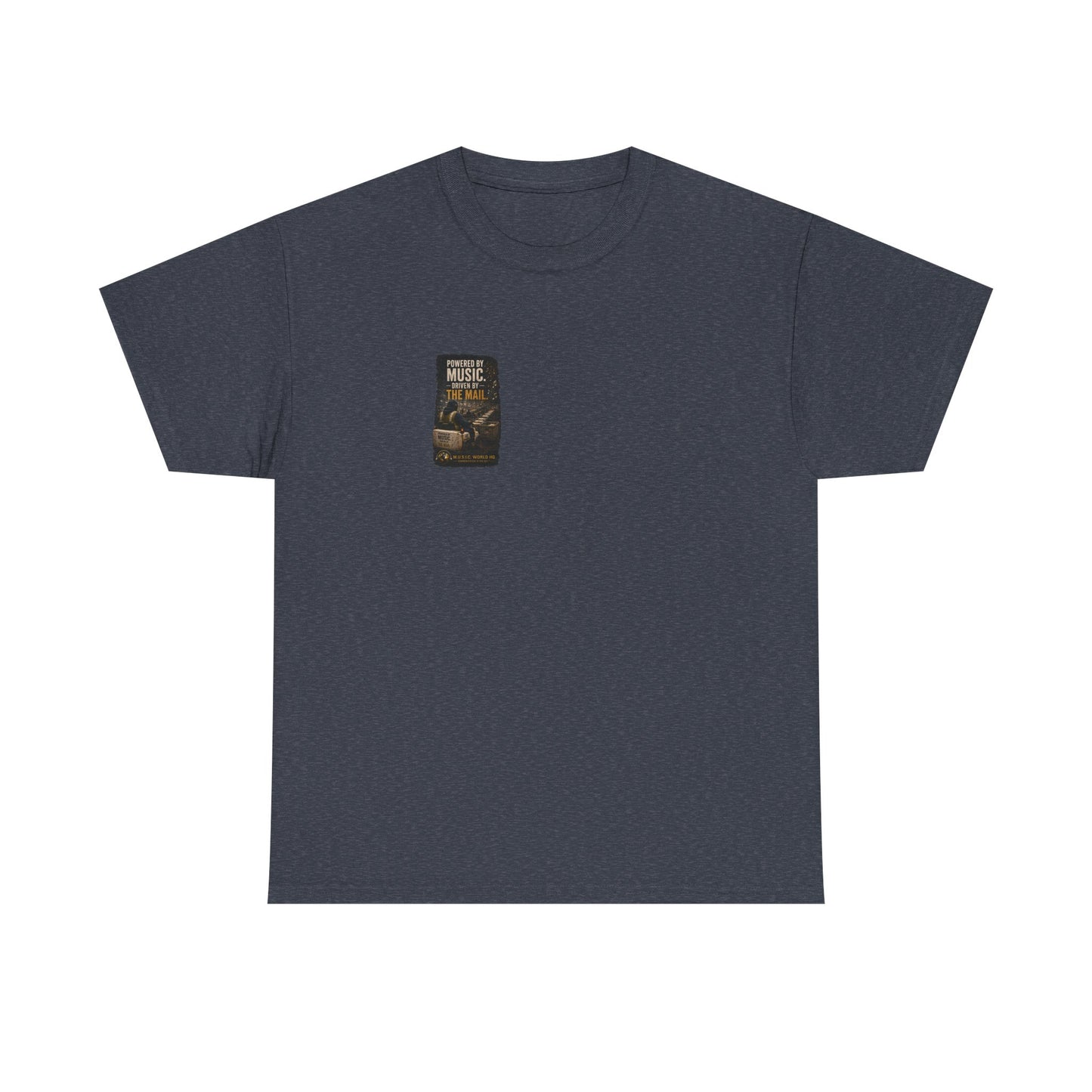 Postal Music - Powered by Music Premium T-Shirt - Colorways C