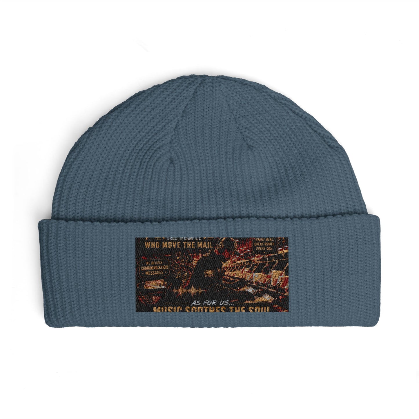 Postal Music — Music Powers the People — Knit Beanie