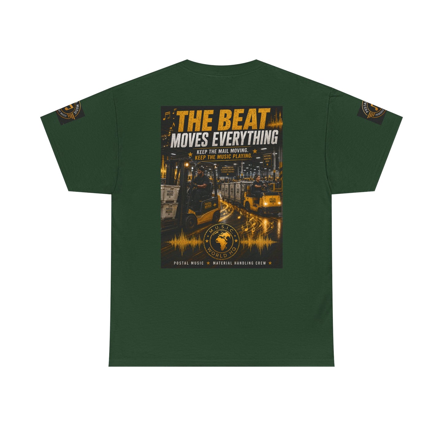The Beat Moves Everything — Men's T-Shirt | Postal Music