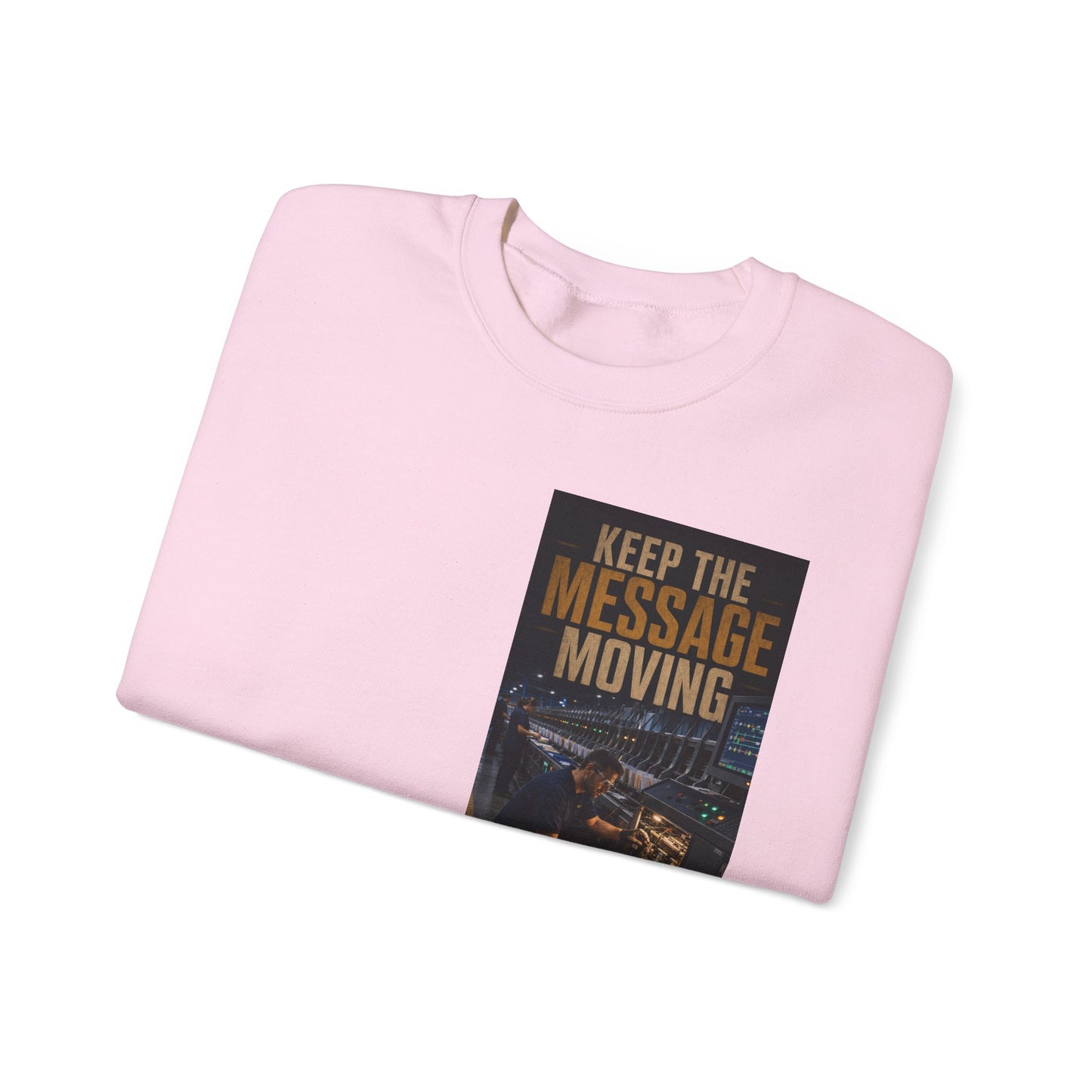 Postal Music — Keep the Message Moving — Core Crewneck Sweatshirt