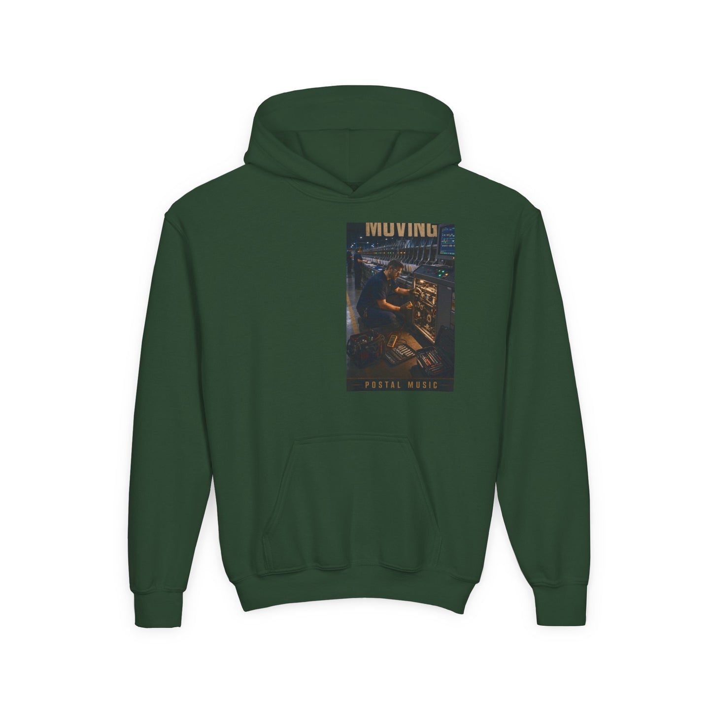 Postal Music — Keep the Message Moving — Youth Hoodie