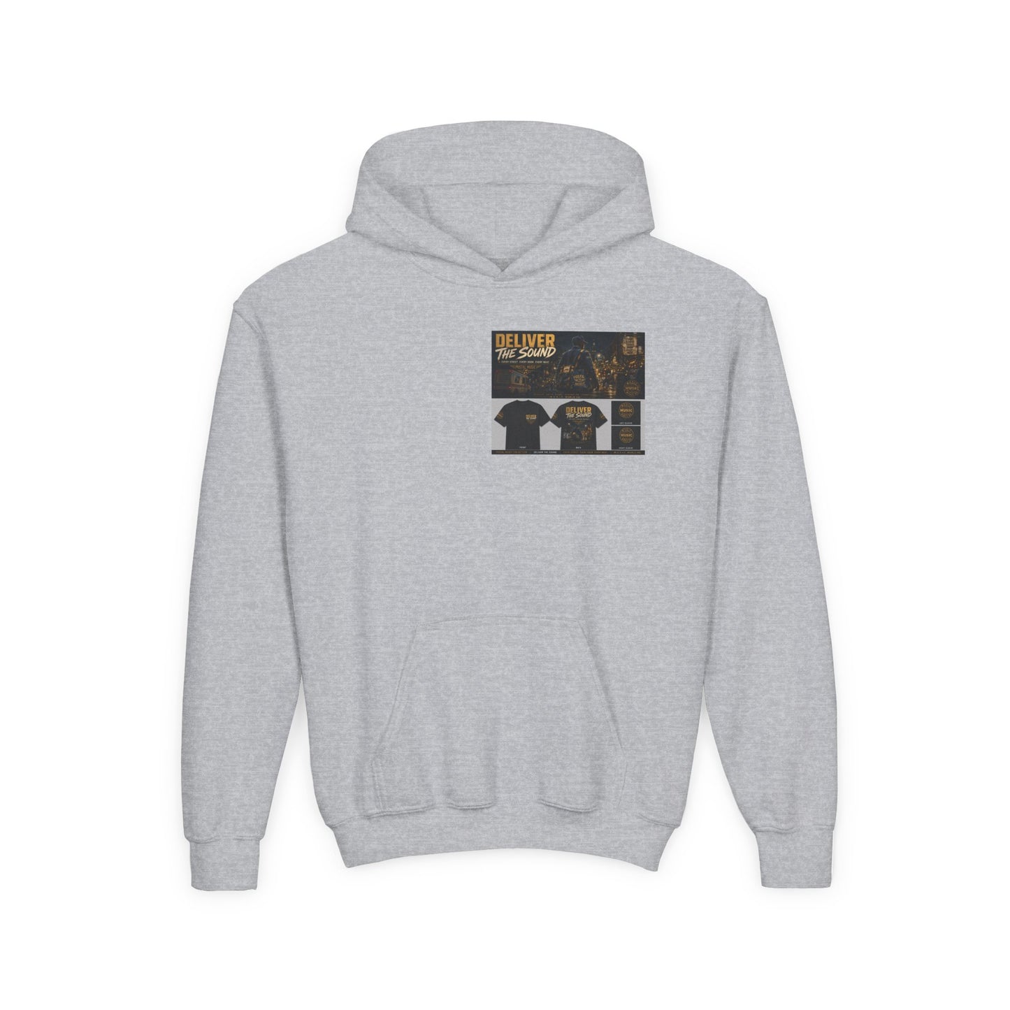 Postal Music — Deliver the Sound — Youth Hoodie