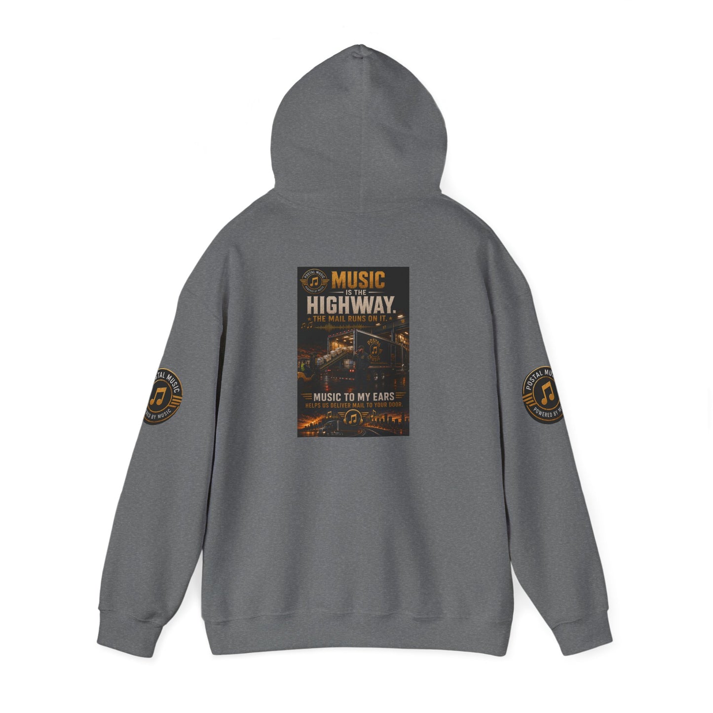 Postal Music — Music Is the Highway — Core Pullover Hoodie