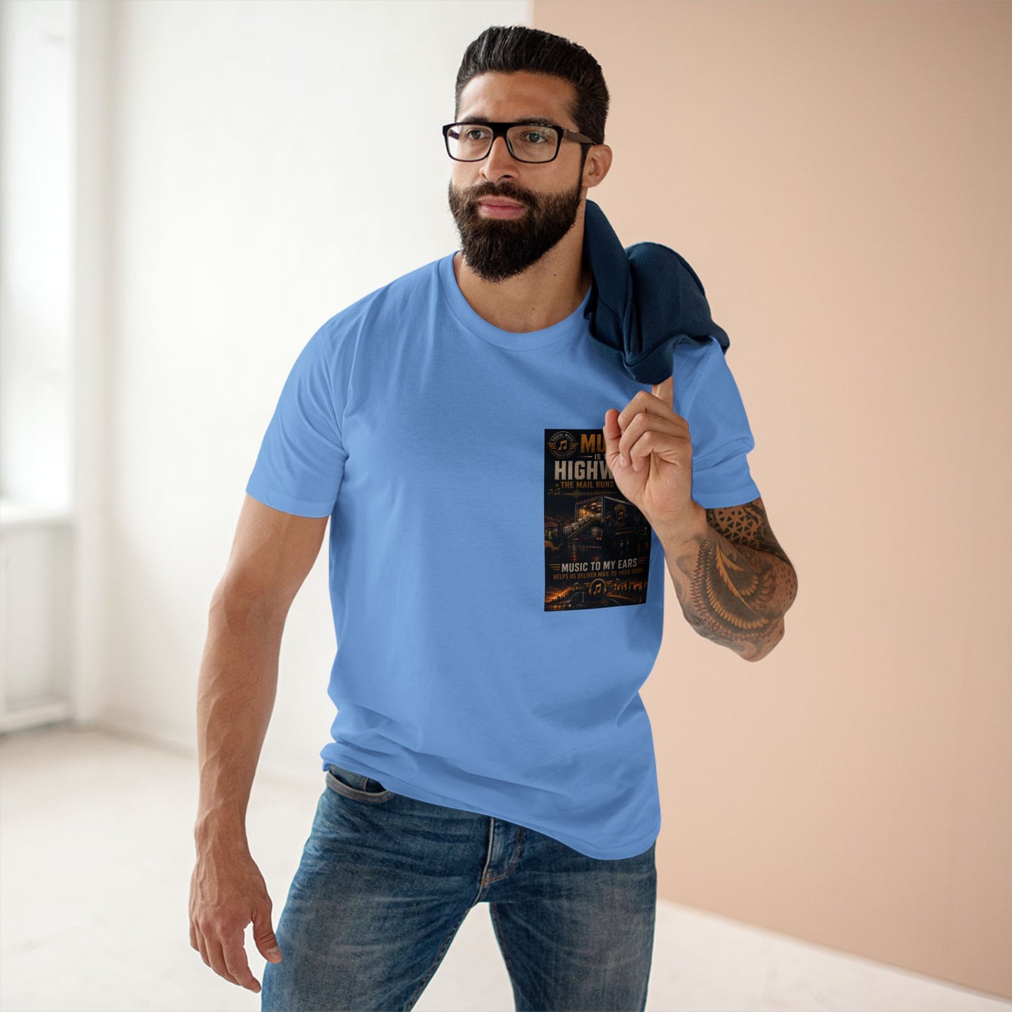 Postal Music — Music Is the Highway — Streetwear T-Shirt