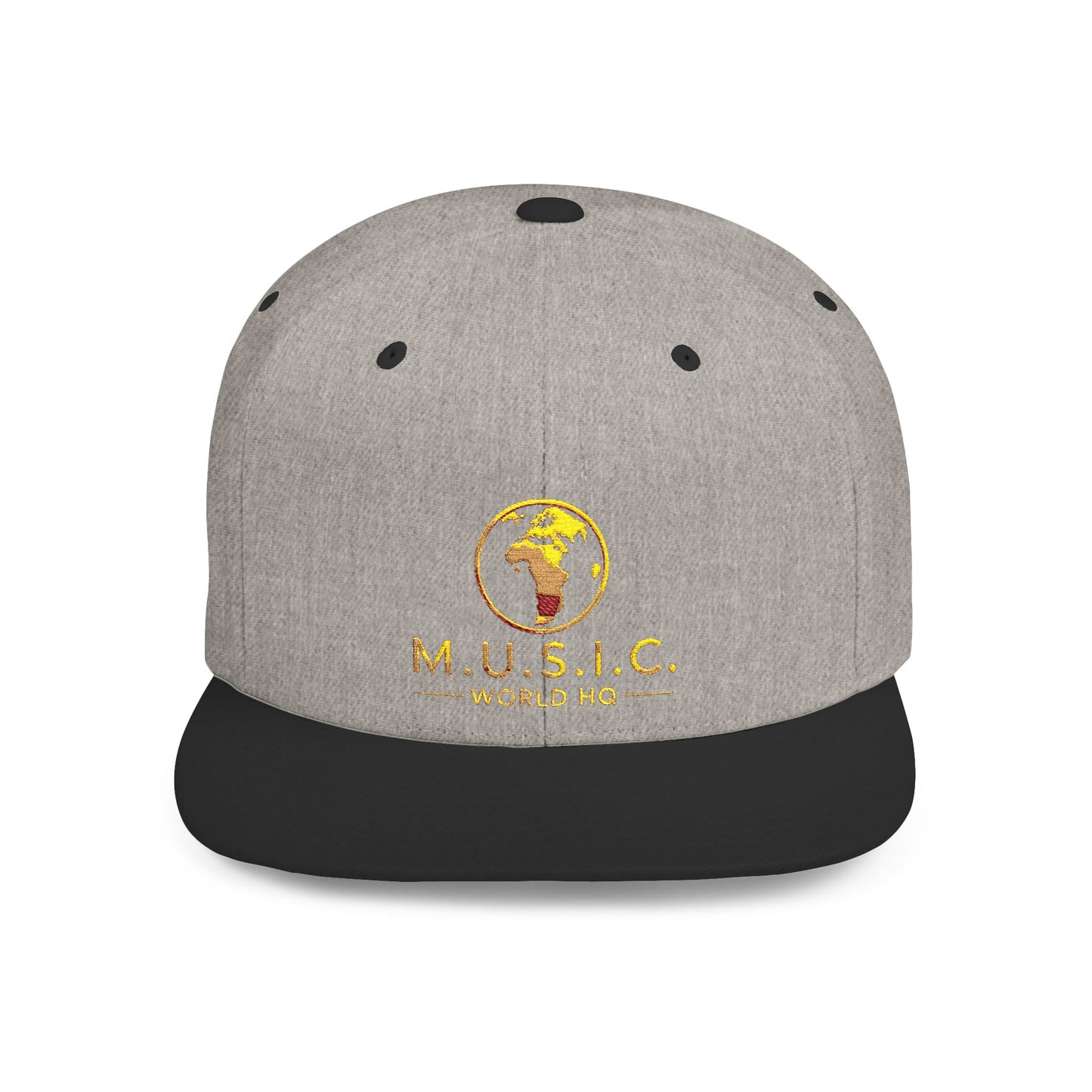 M.U.S.I.C. World HQ Heritage Premium Flat-Bill Snapback