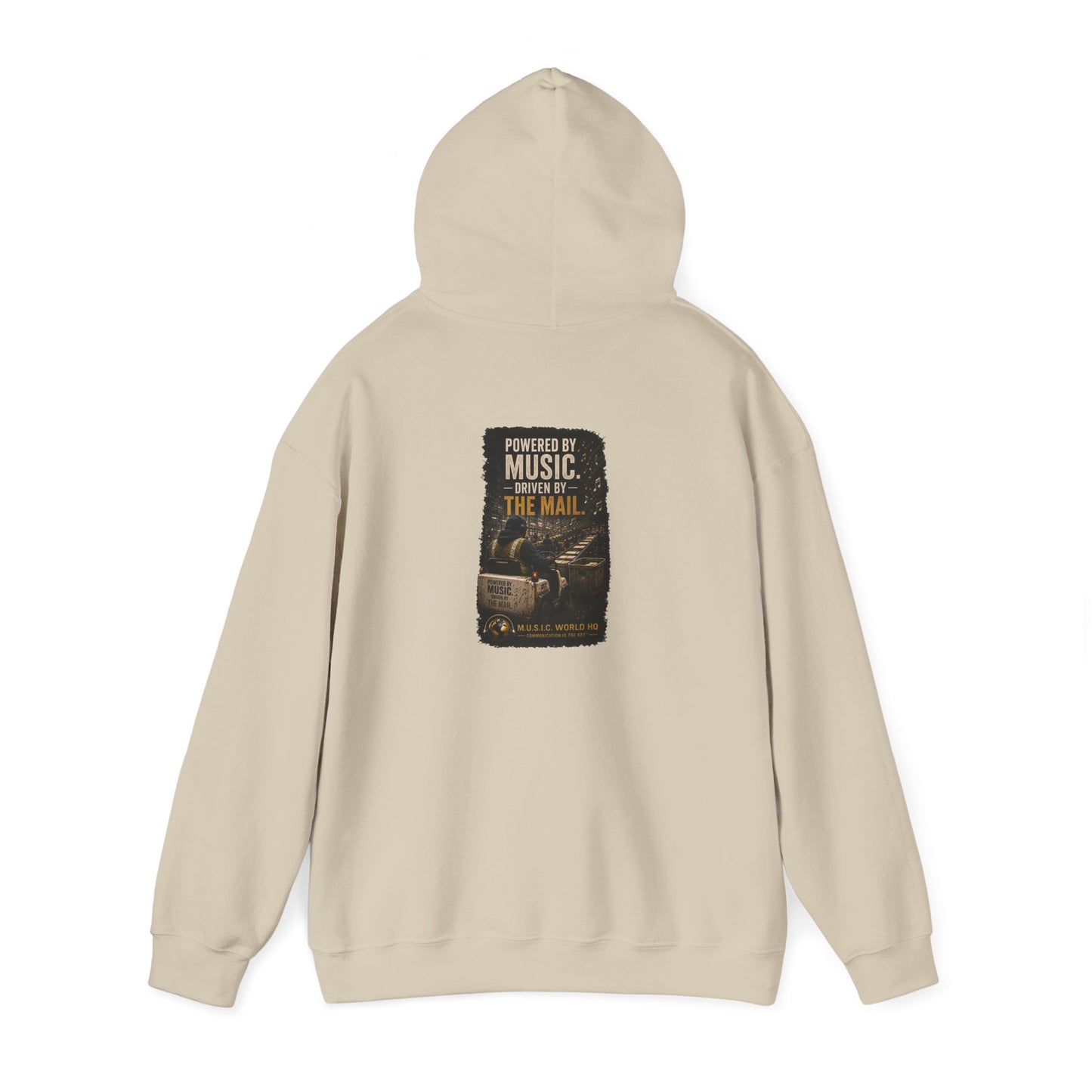 Postal Music - Powered by Music Hoodie - Colorways C
