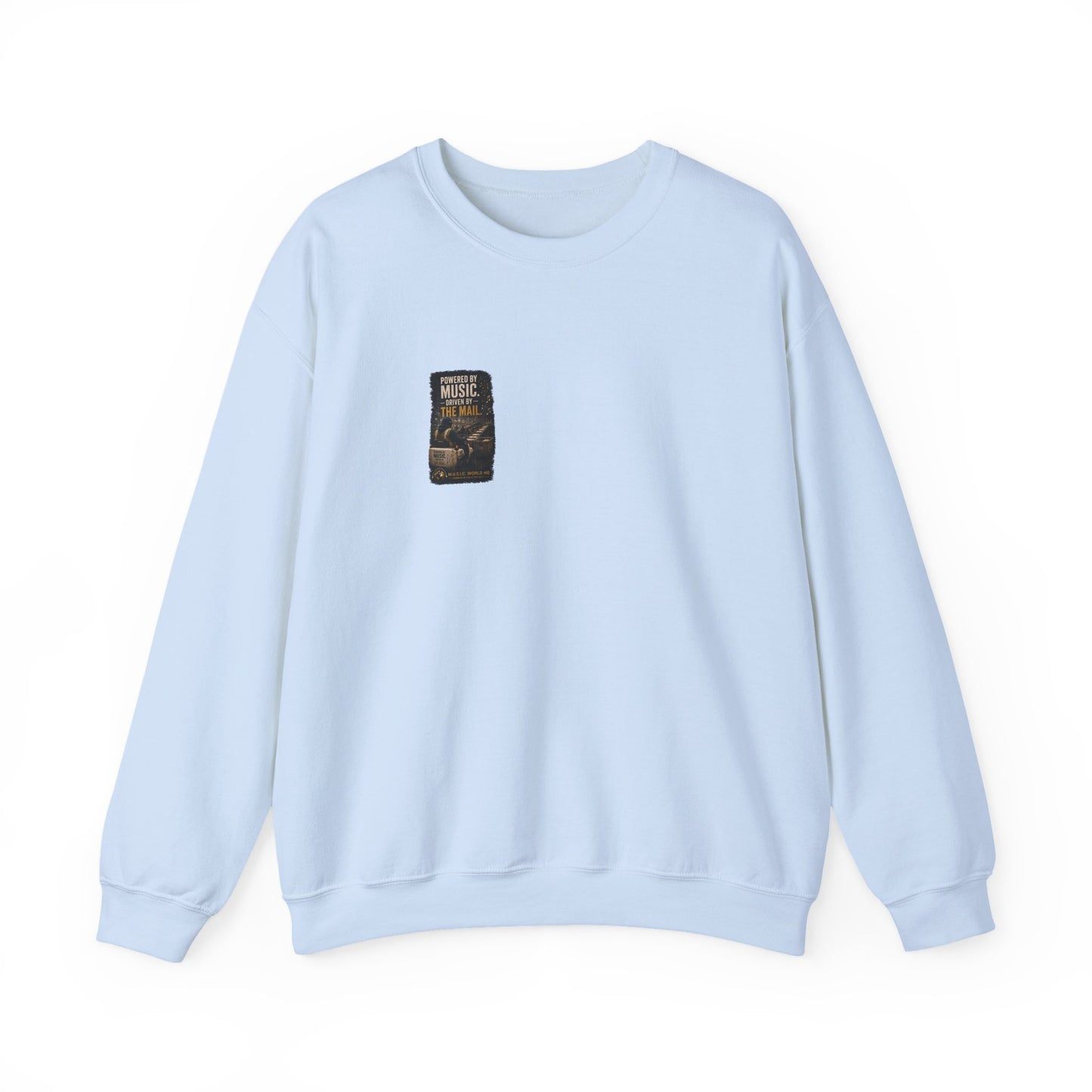 Postal Music - Powered by Music Crewneck Sweatshirt - Colorways B