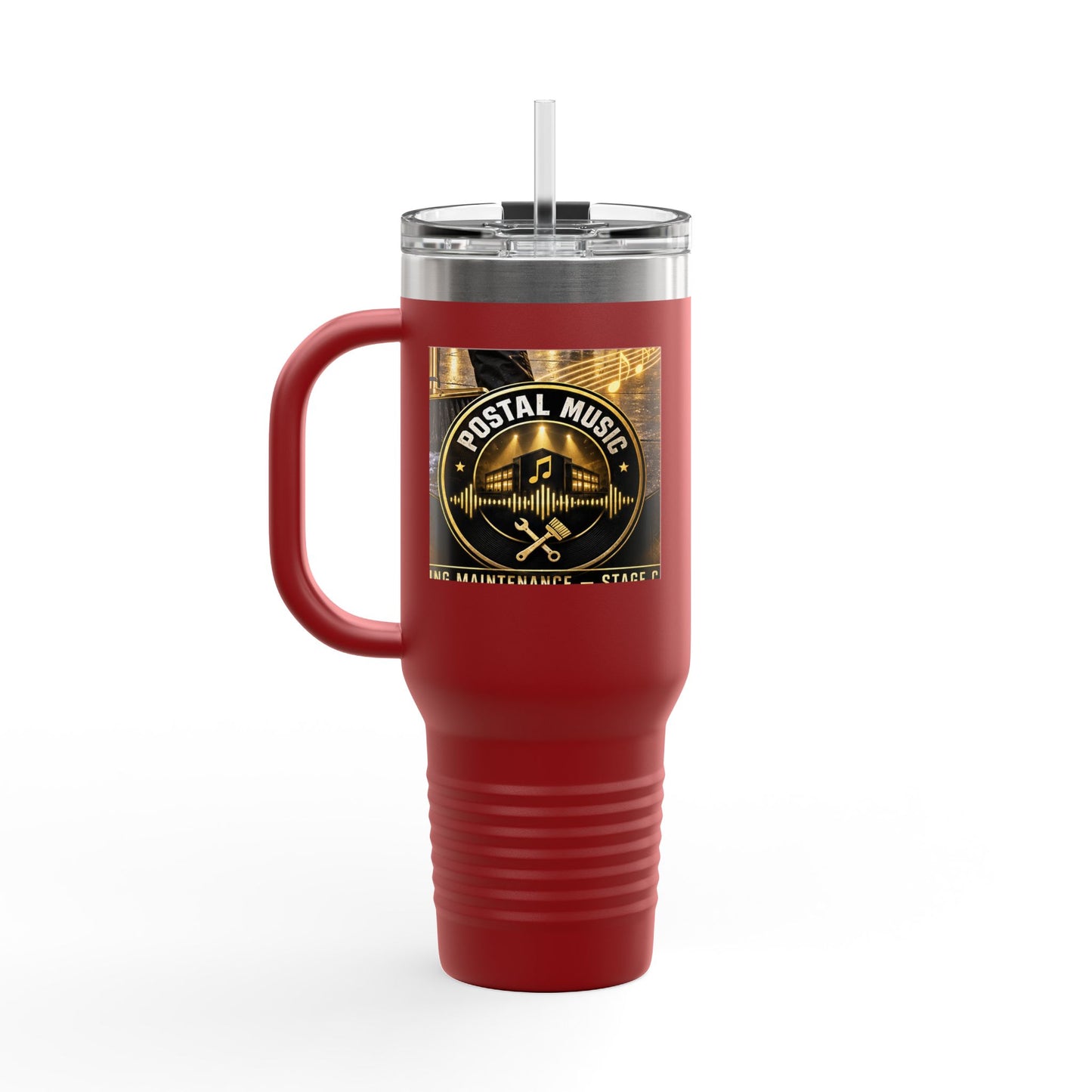 Postal Music - We Set the Stage - Insulated Travel Mug 40oz