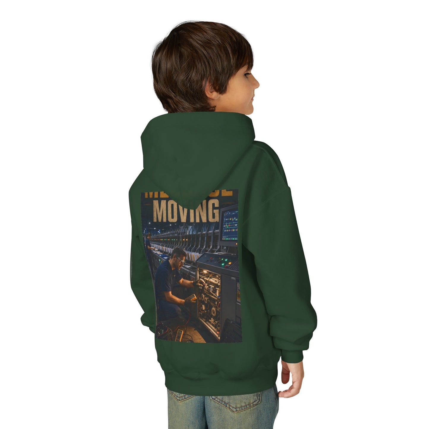 Postal Music — Keep the Message Moving — Youth Hoodie