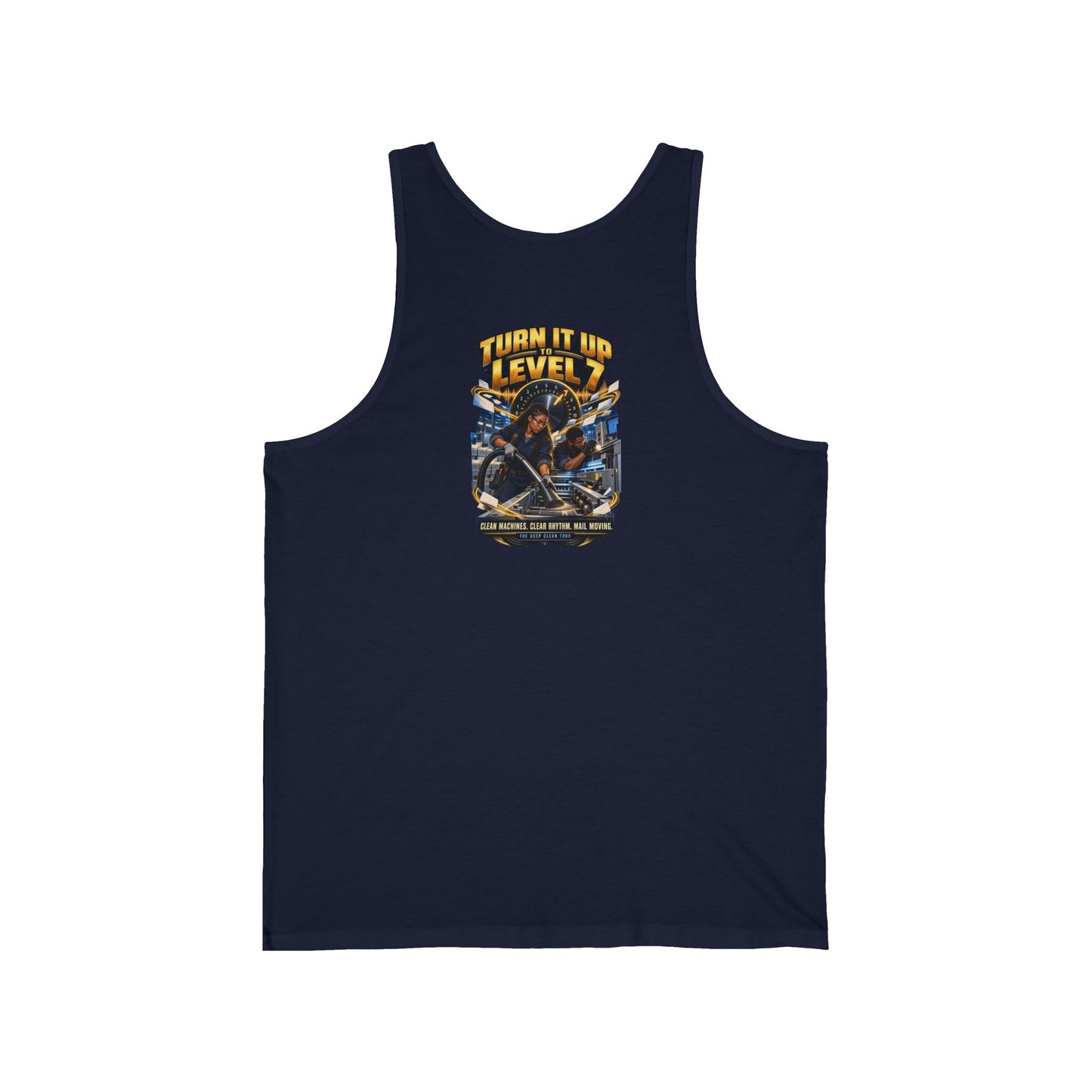 Postal Music - Turn It Up to Level 7 - Unisex Tank Top