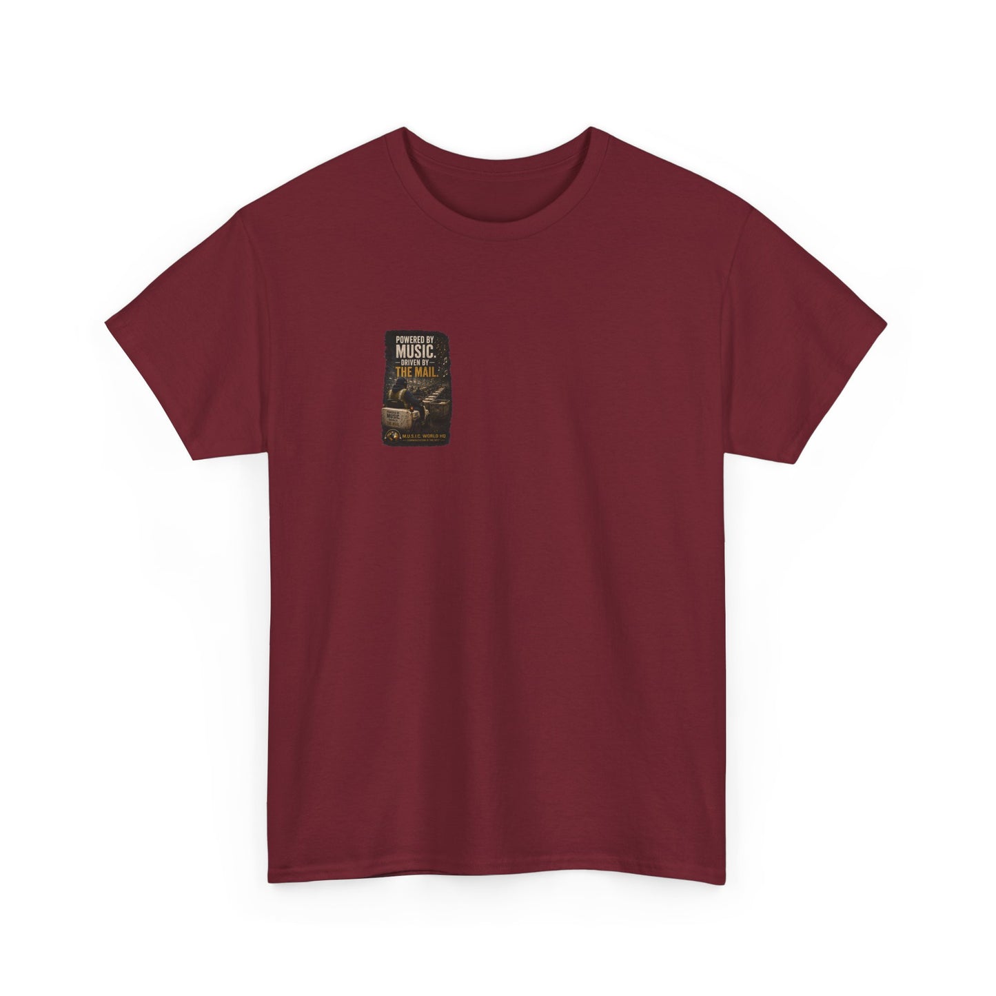 Postal Music - Powered by Music Premium T-Shirt - Colorways B