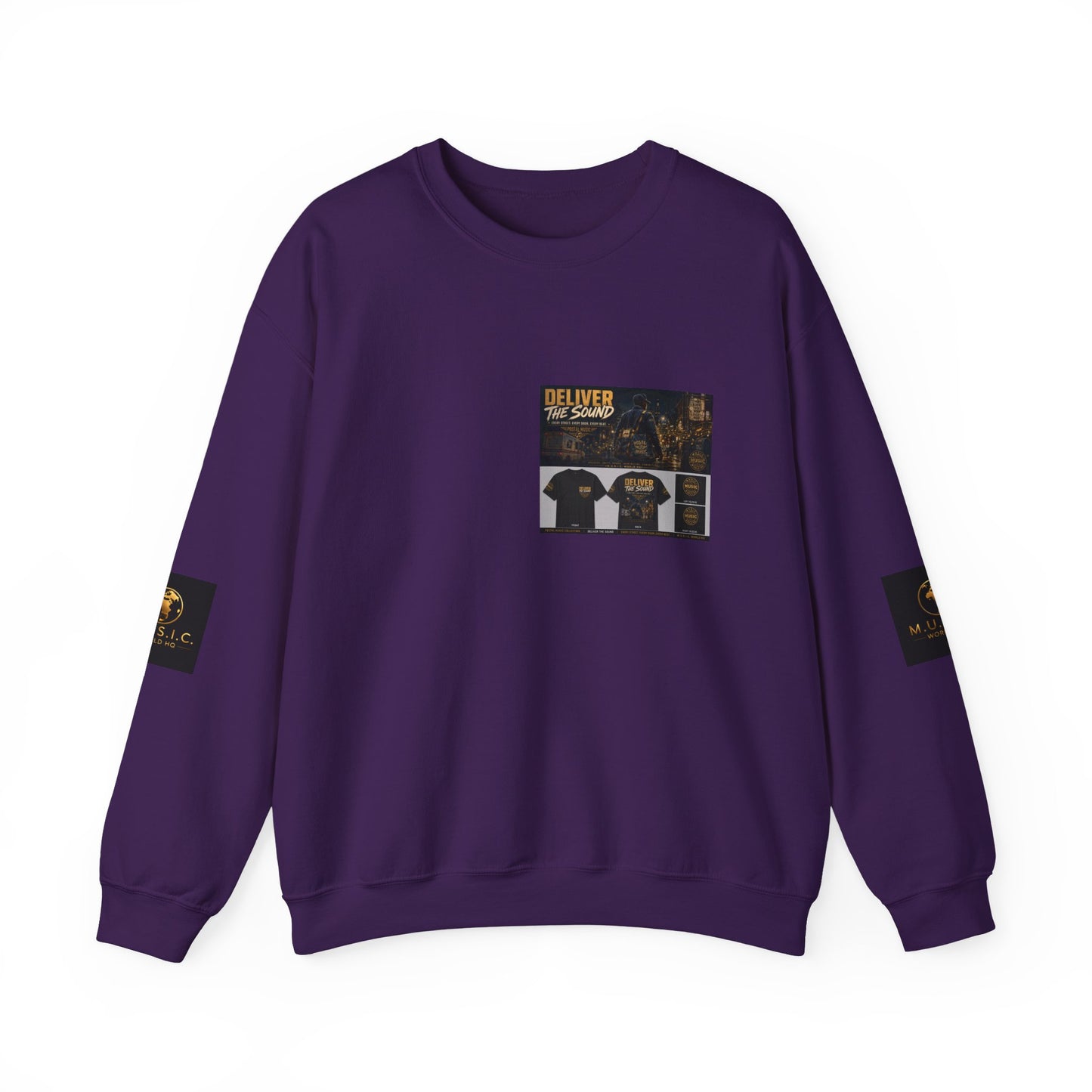 Postal Music — Deliver the Sound — Core Crewneck Sweatshirt
