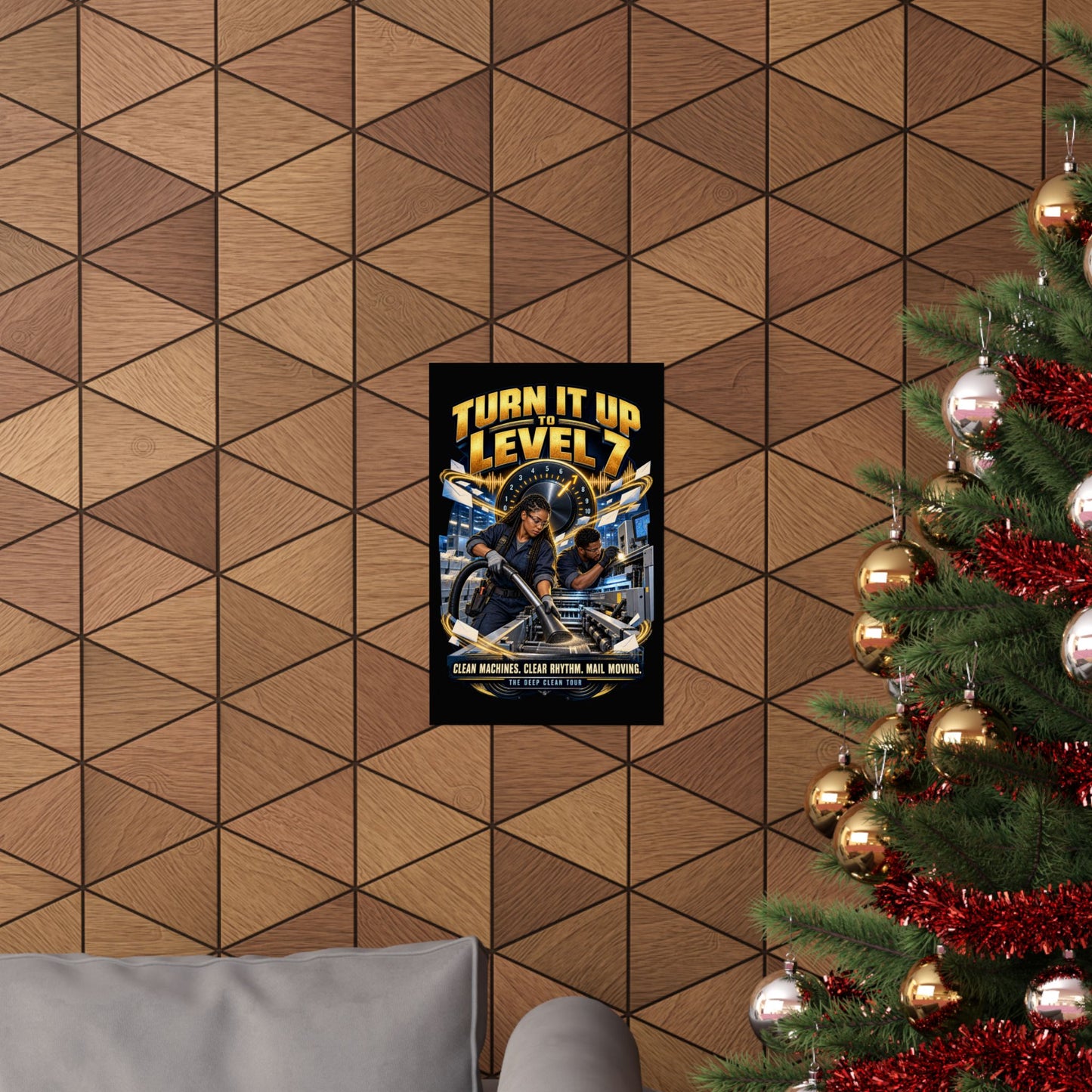 Postal Music - Turn It Up to Level 7 - Premium Matte Poster