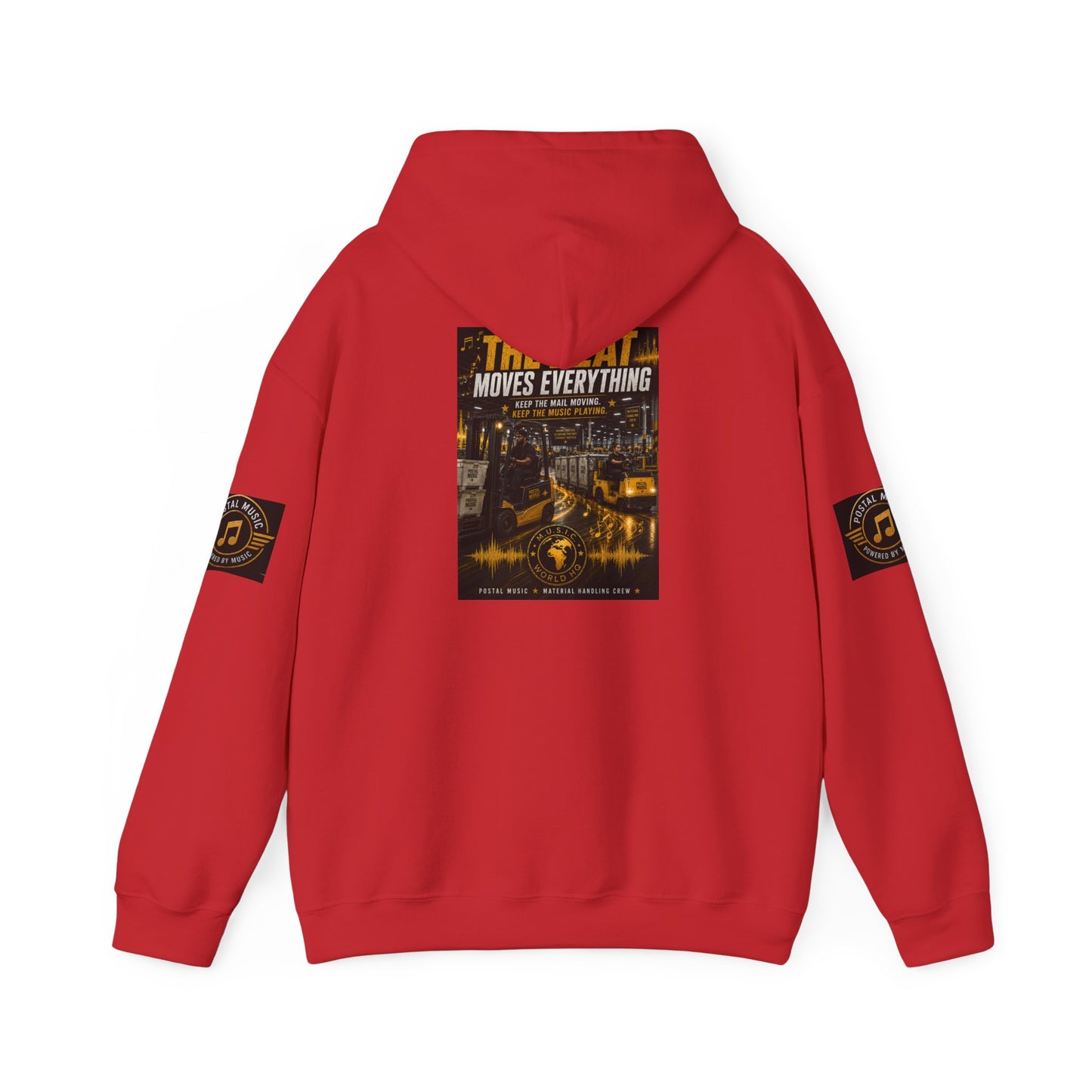 The Beat Moves Everything — Men's Hoodie | Postal Music