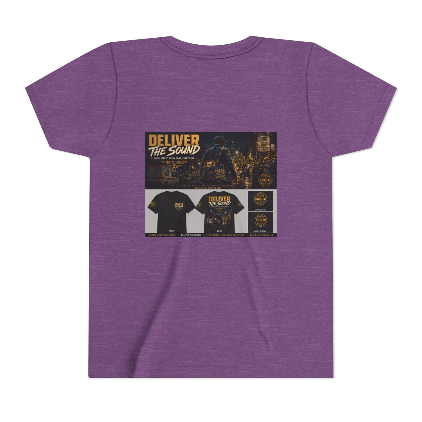 Postal Music — Deliver the Sound — Youth T-Shirt