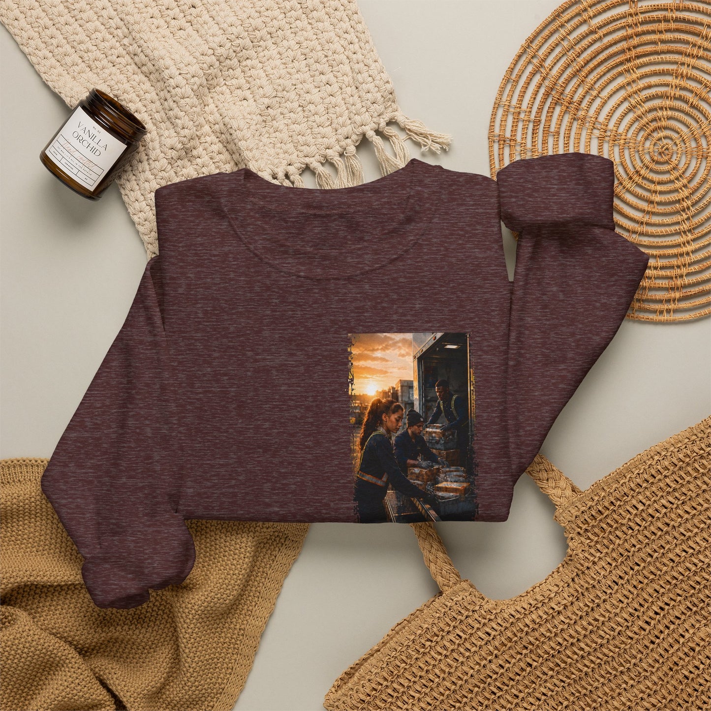Postal Music — The Next Tour Core Crewneck Sweatshirt — Color Group 2 of 3