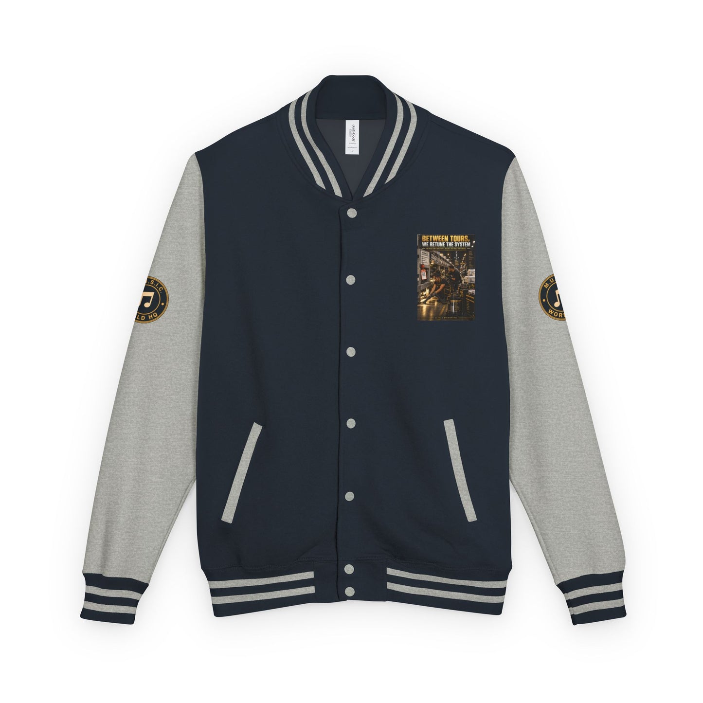 Postal Music - Between Tours, We Retune the System - Heavyweight Letterman Jacket