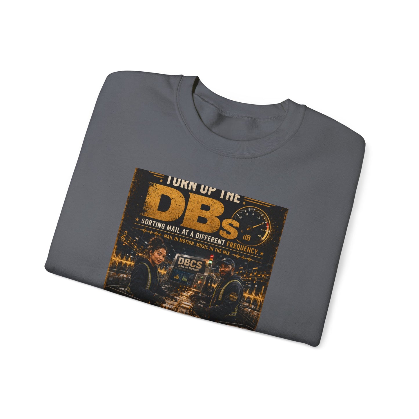 Turn Up the DBs — Men's Crewneck Sweatshirt (Jogger Set Top)