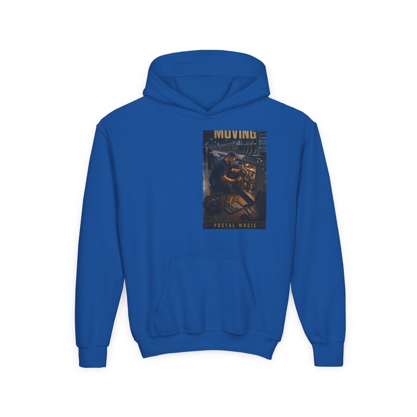 Postal Music — Keep the Message Moving — Youth Hoodie