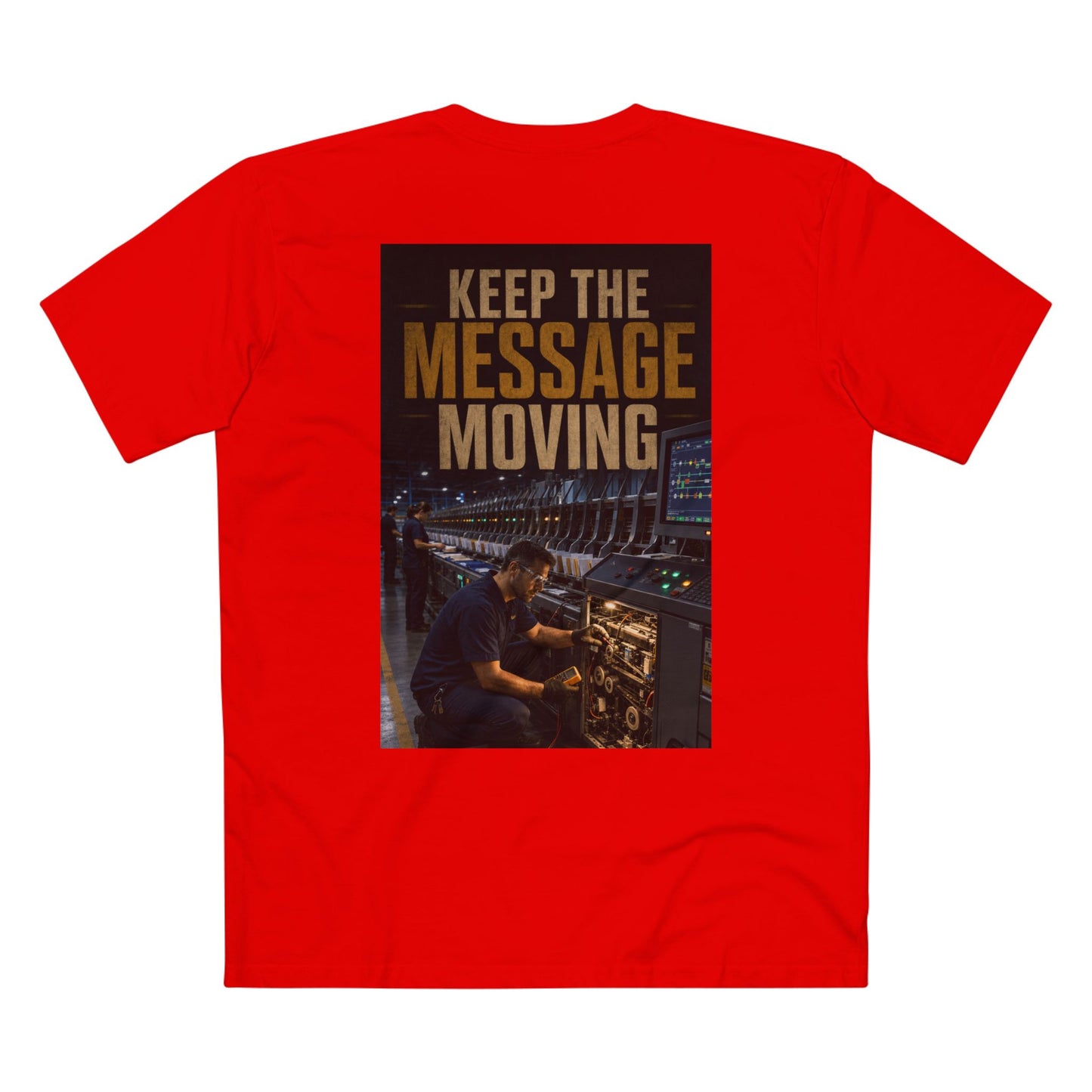 Postal Music — Keep the Message Moving — Streetwear T-Shirt