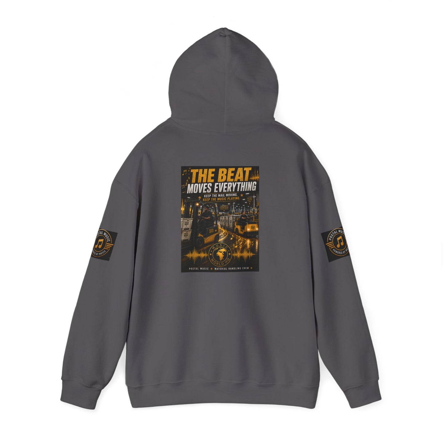 The Beat Moves Everything — Men's Hoodie | Postal Music